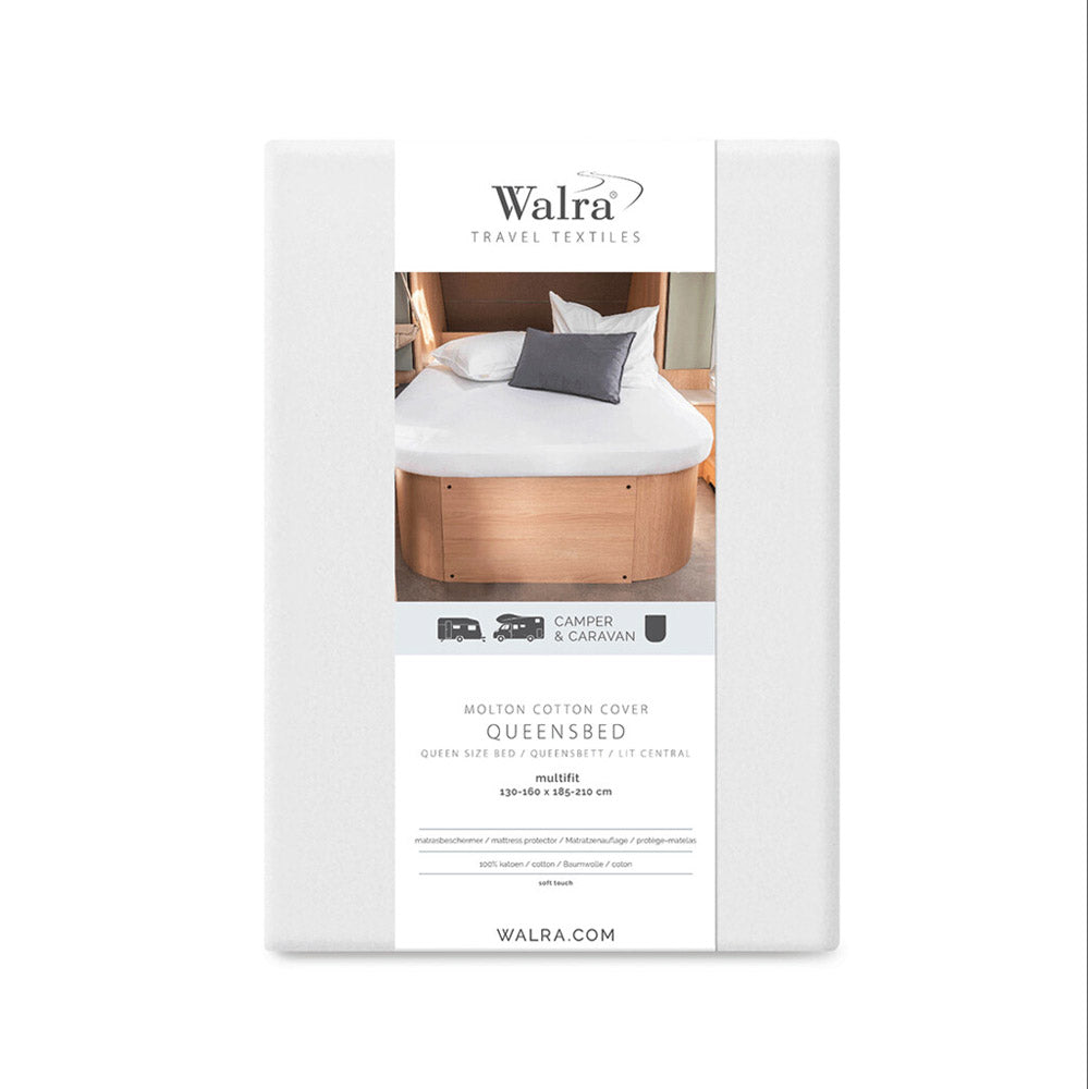 Drap housse WALRA Molton Multifit Queen size OEKOTEX 100% coton