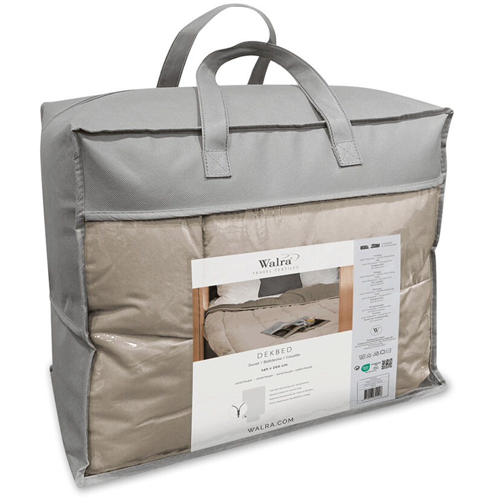 WALRA Couette de voyage + housse Couette toutes saisons Couette matelassée OEKOTEX