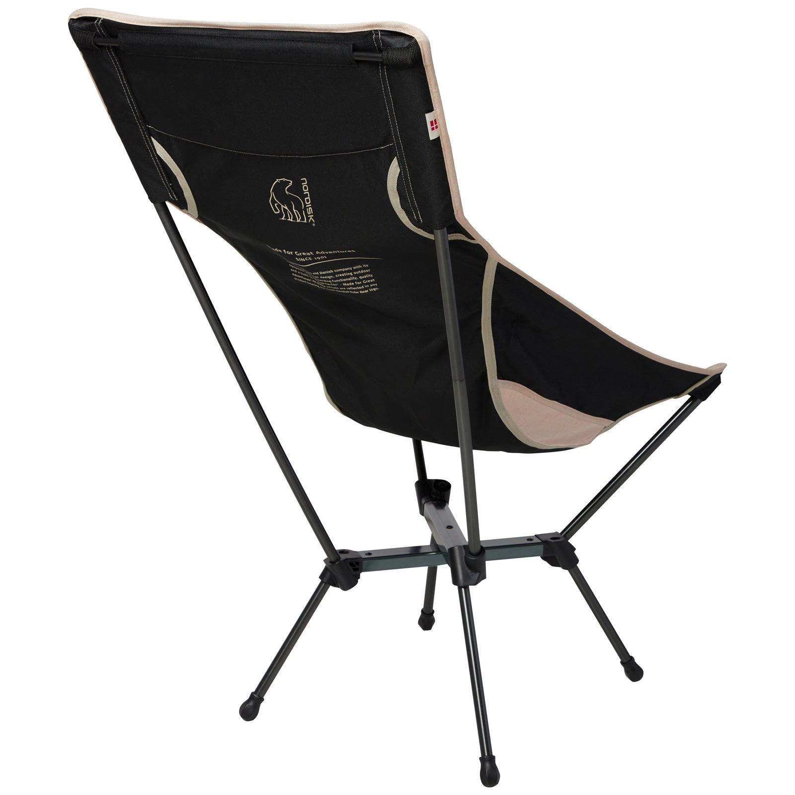 NORDISK Lounge Campingstuhl Kongelund LW Faltstuhl Hochlehner Leicht Alu 120 kg