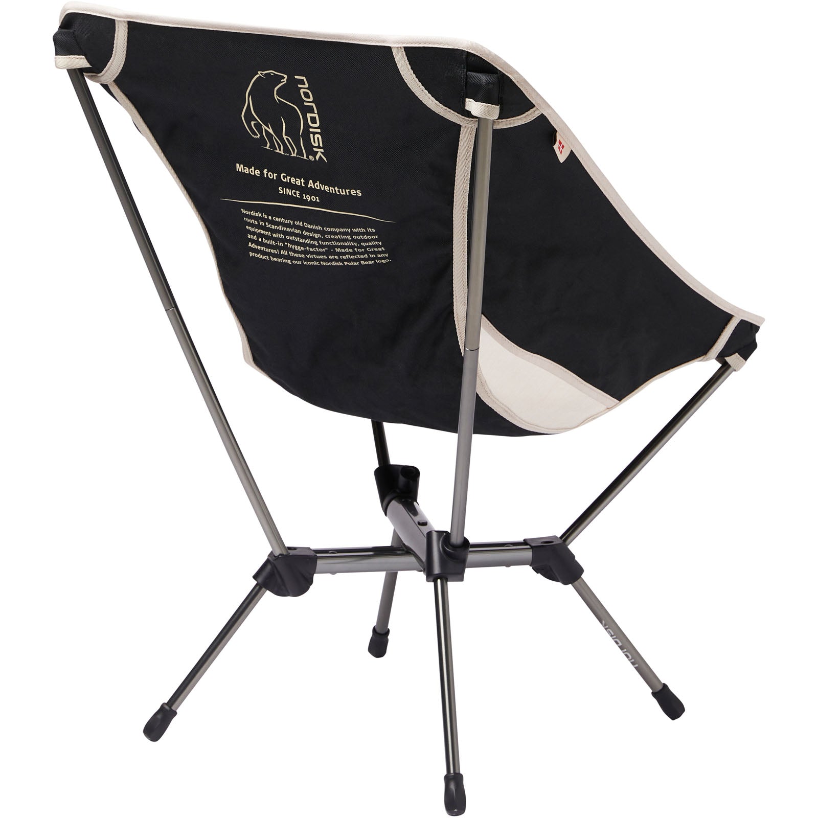 Chaise de camping pliante NORDISK Marielund LW, chaise de relaxation légère en aluminium, 120 kg