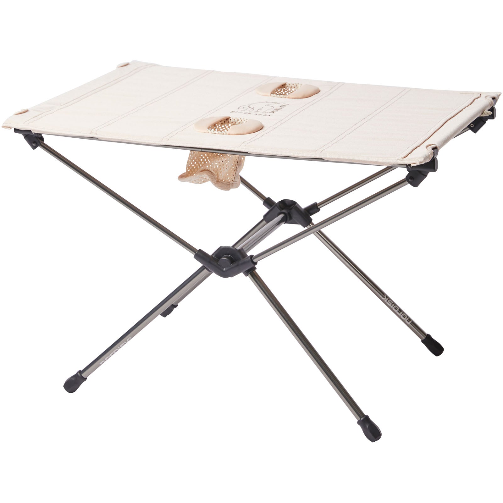 NORDISK camping table, rolling table, Risskov folding table, folding table, light aluminum 58x39 cm