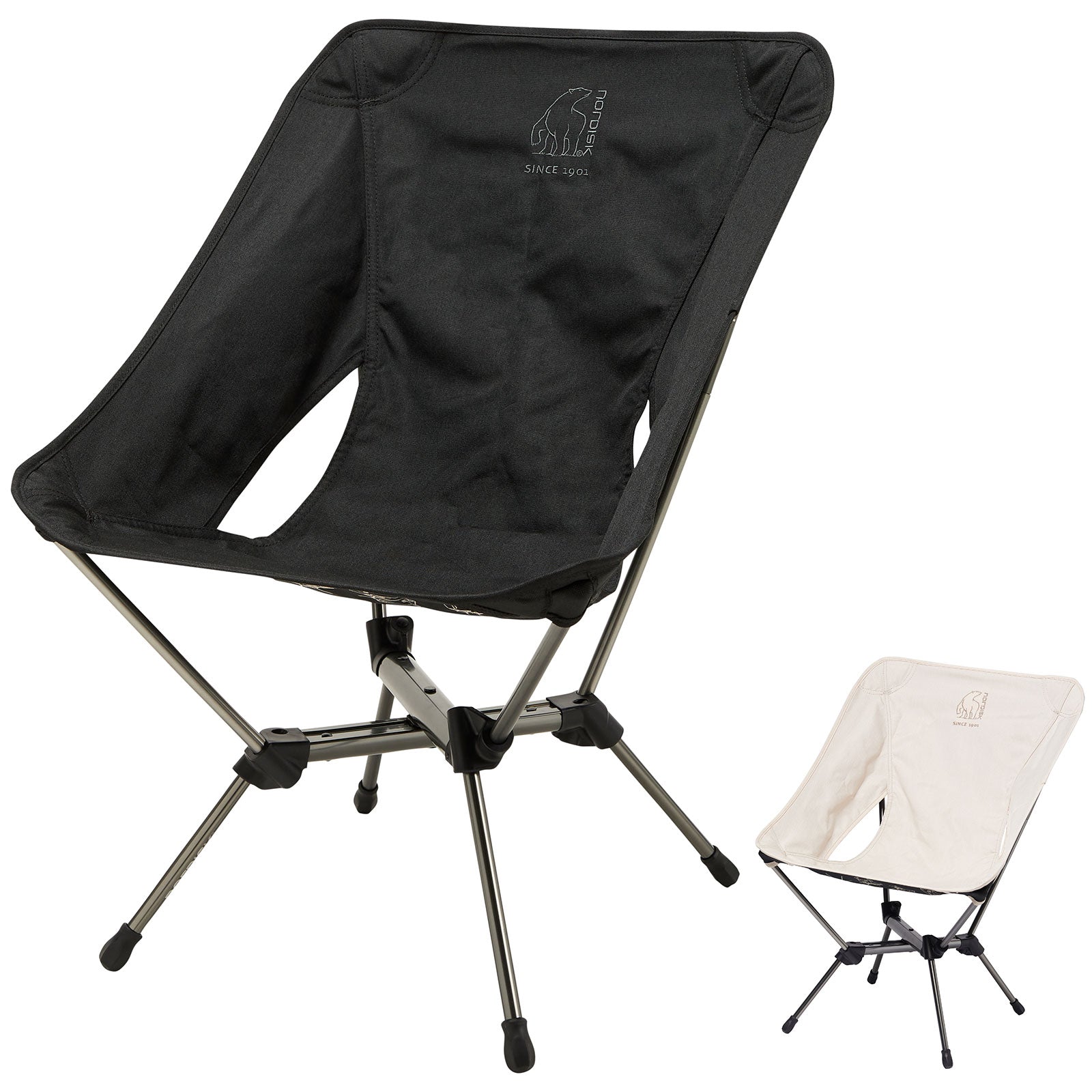 Chaise de camping pliante NORDISK Marielund LW, chaise de relaxation légère en aluminium, 120 kg