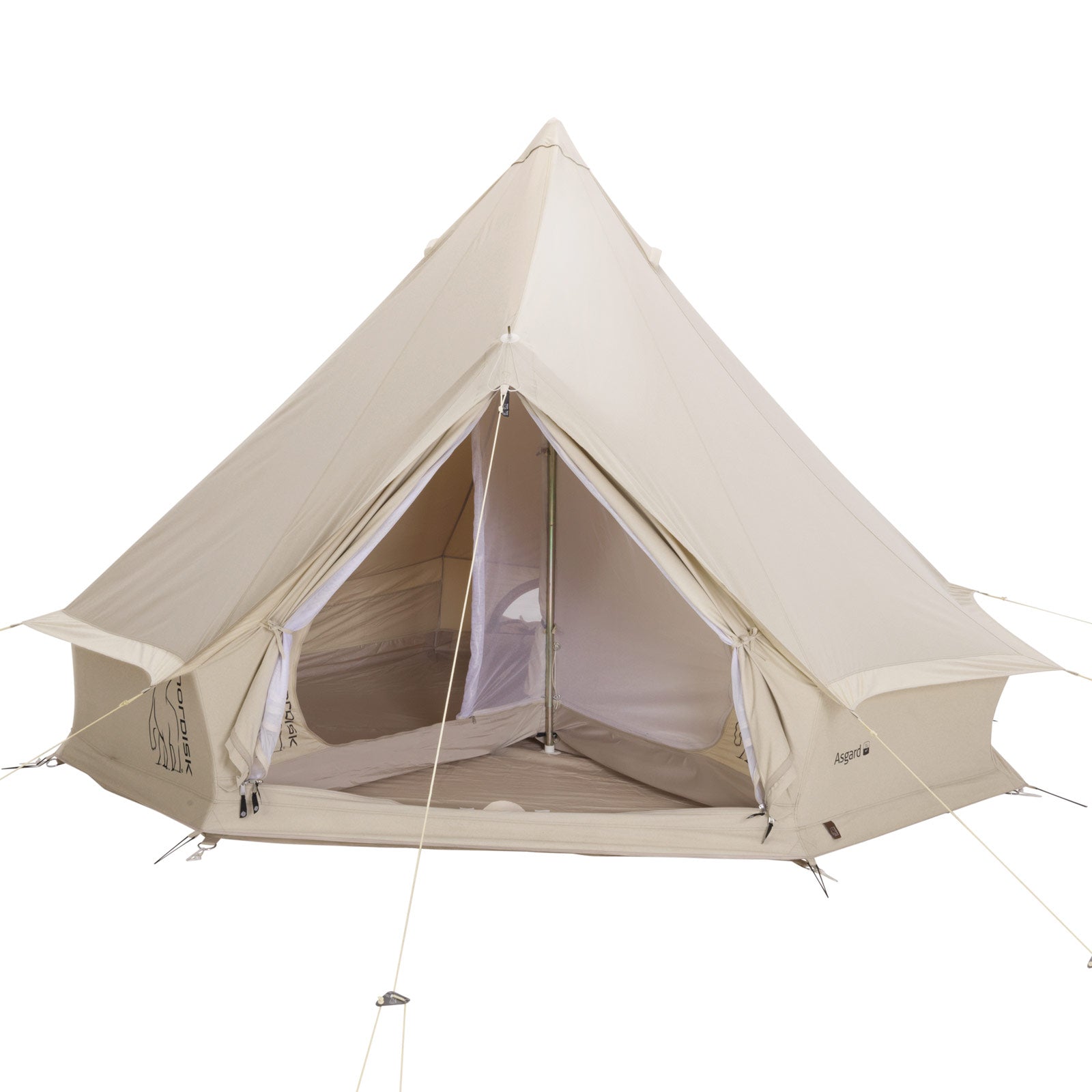 NORDISK Asgard 7.1 Tipi Tent 2-3 Persons Family Tent Camping Tent Cotton