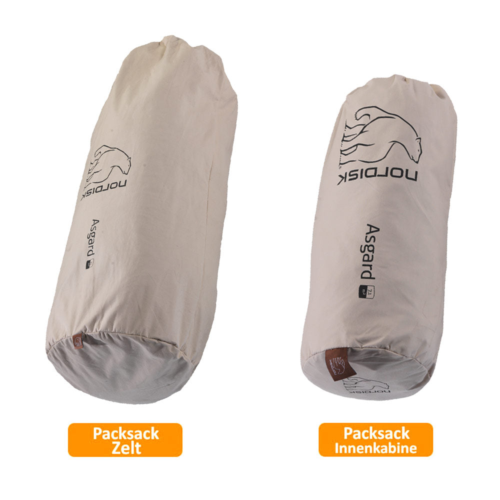 NORDISK Asgard 7.1 Tipi Zelt 2-3 Personen Familienzelt Campingzelt Baumwolle