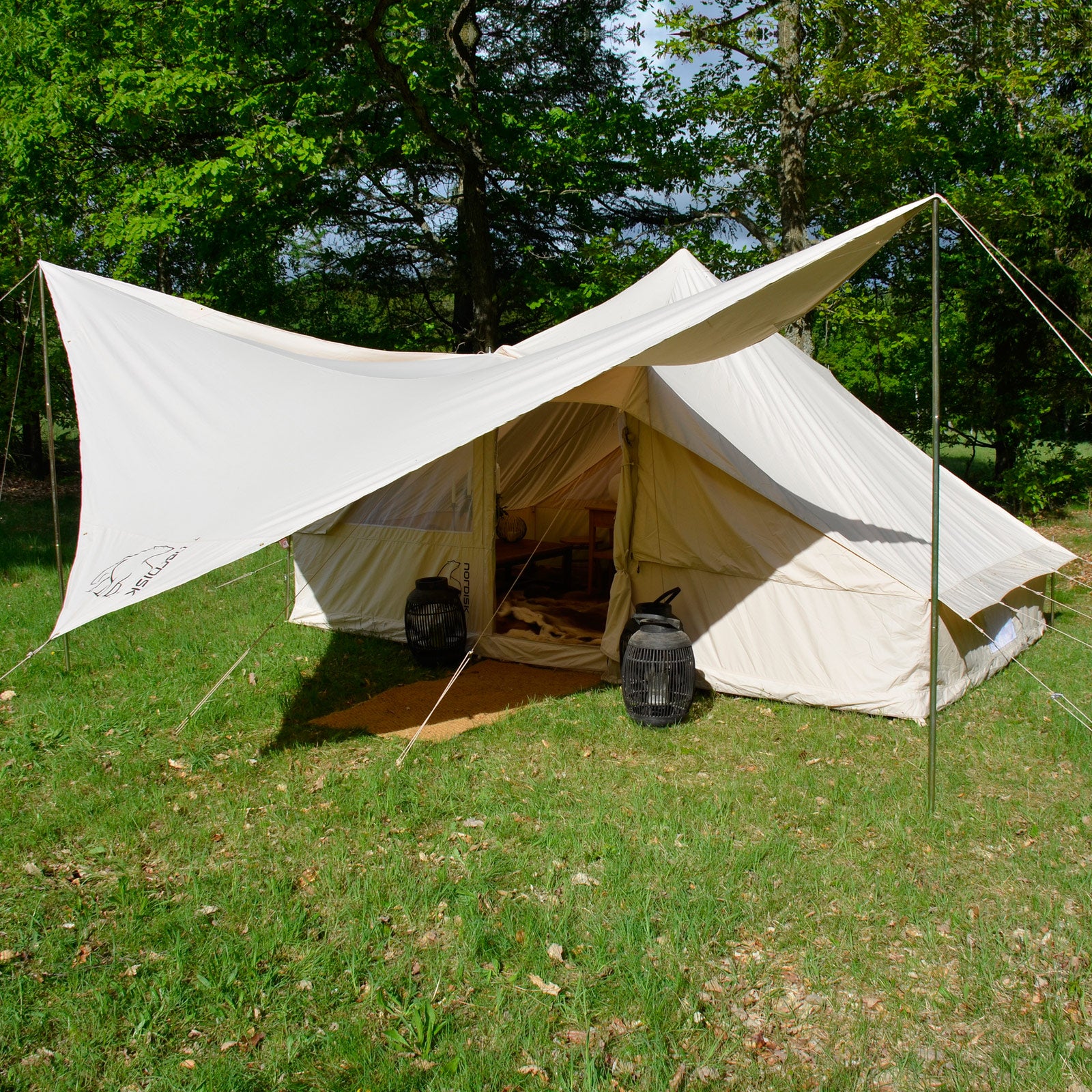 NORDISK Utgard 13.2 Firstzelt 4 5 6 Personen Gruppen Zelt Campingzelt Baumwolle