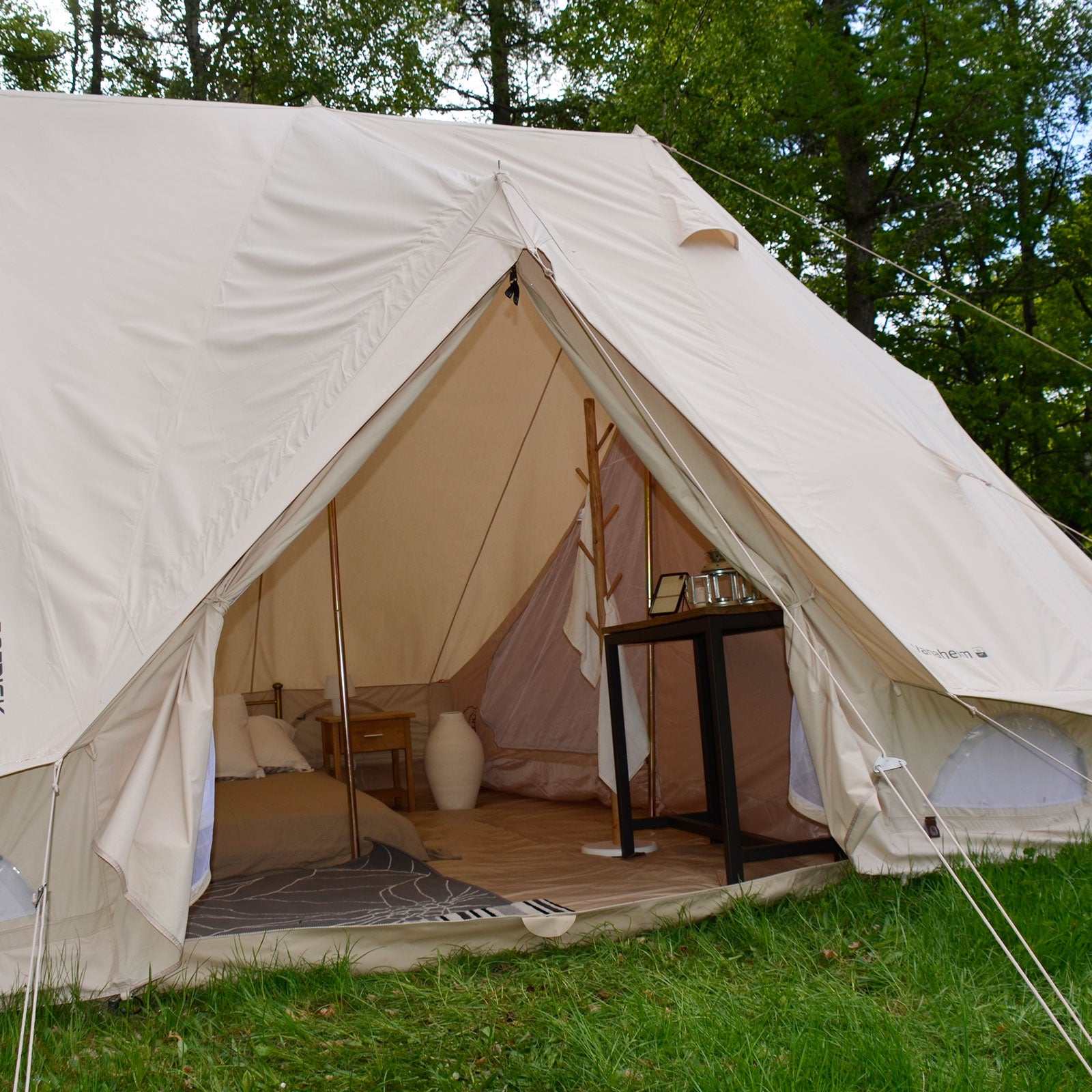 NORDISK Vanaheim 40 Firstzelt 6-20 Personen Familien Zelt Campingzelt Baumwolle