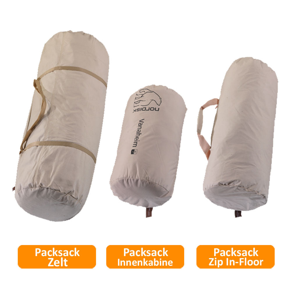 NORDISK Vanaheim 40 Firstzelt 6-20 Personen Familien Zelt Campingzelt Baumwolle