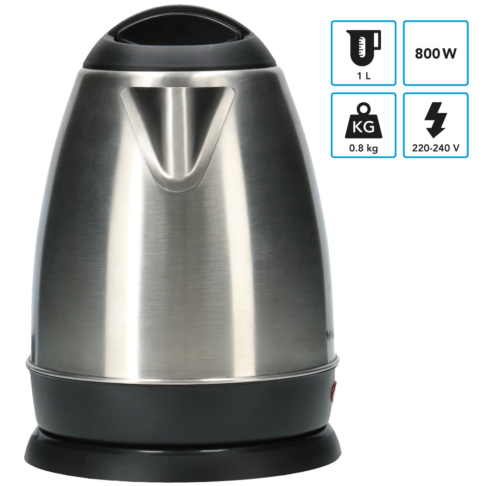 MESTIC Travel Kettle MWC-110 Mini Camping Cooker Cordless Small 1 Liter 800W