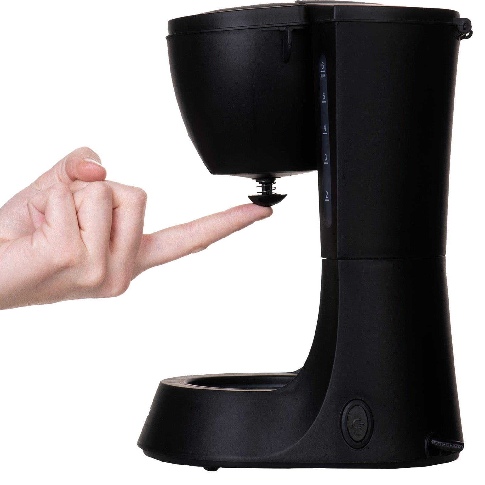 MESTIC Camping Kaffeemaschine MK-60 Filter Kaffee Vollautomat Glas 6 Tassen 600W