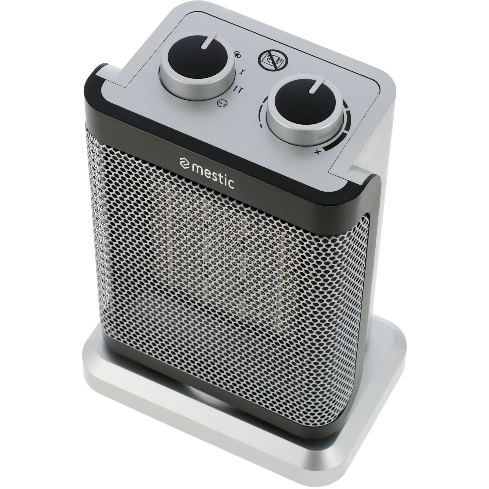 MESTIC Keramische heteluchtventilator MKK230 Camping Energiebesparend Stil Oscillerend 1500 W