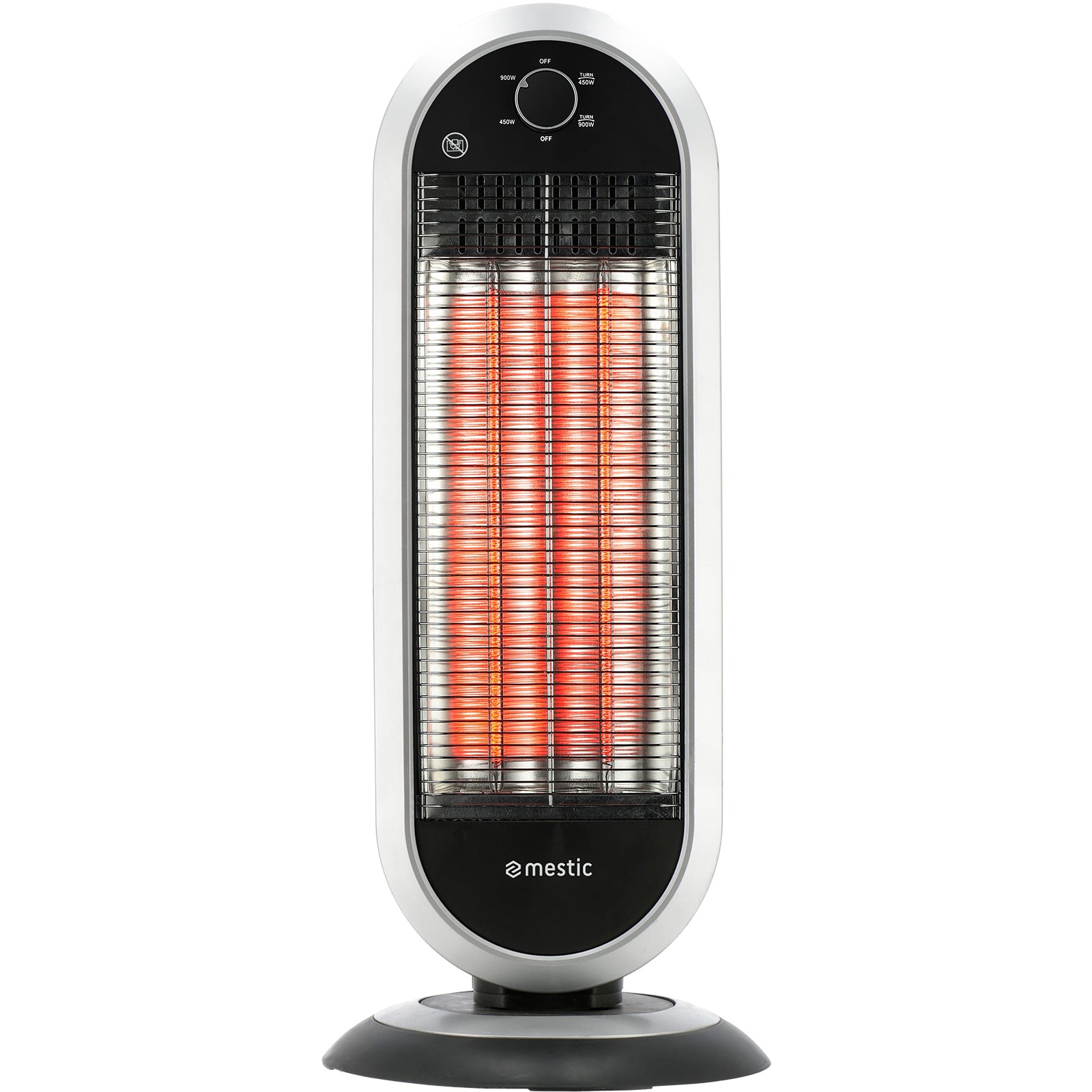 Chauffage infrarouge MESTIC MCK-400 Camping Patio Oscillant Carbone 900 W