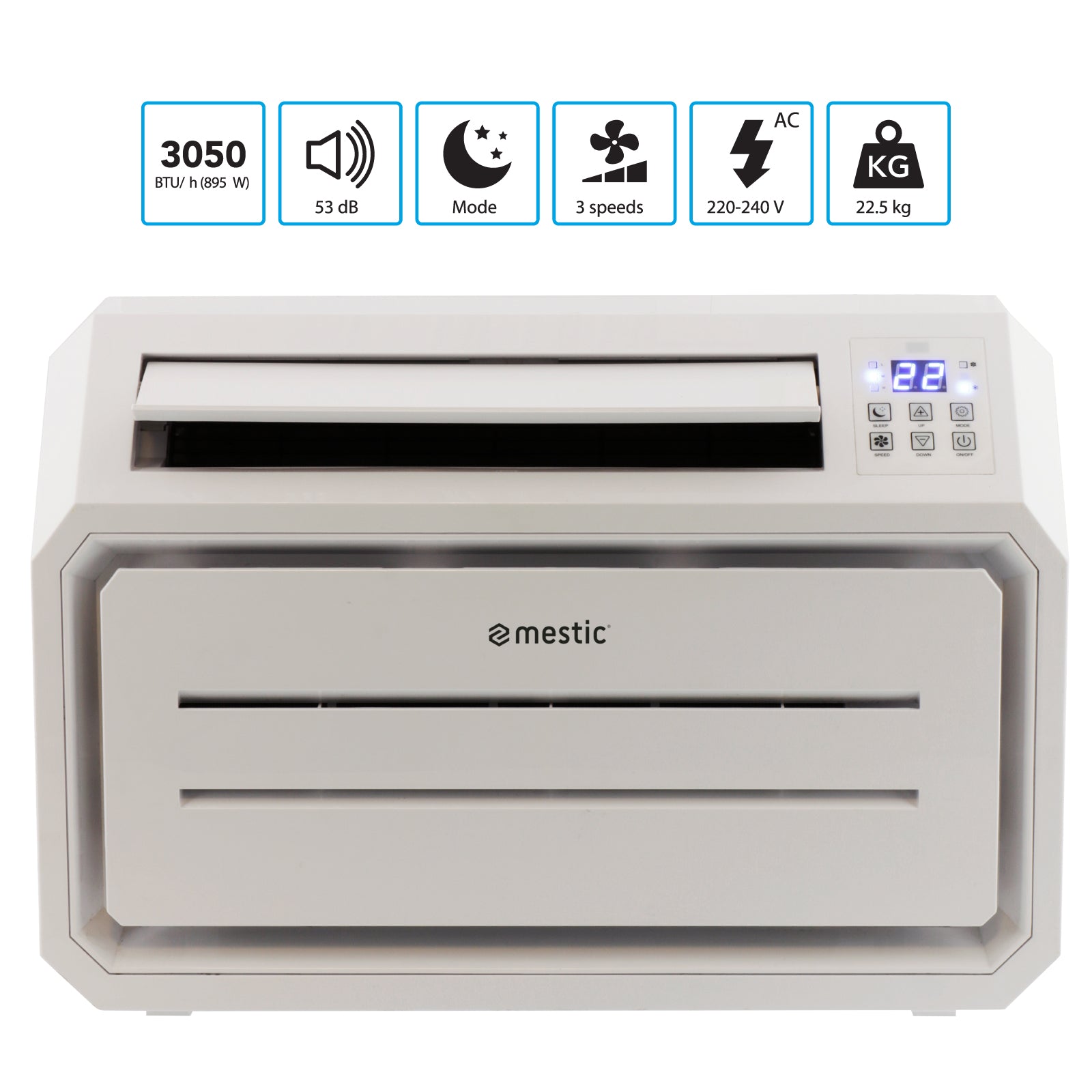 MESTIC Caravan Air Conditioning Split SPA-3000 Camping Motorhome Travel Mobile Small