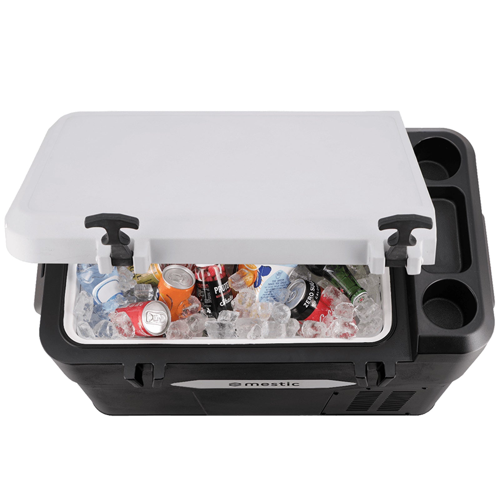 MESTIC Kompressor Kühlbox MCCHA-42 L Auto Tiefkühl Box Camping AC/DC 12/24V 230V