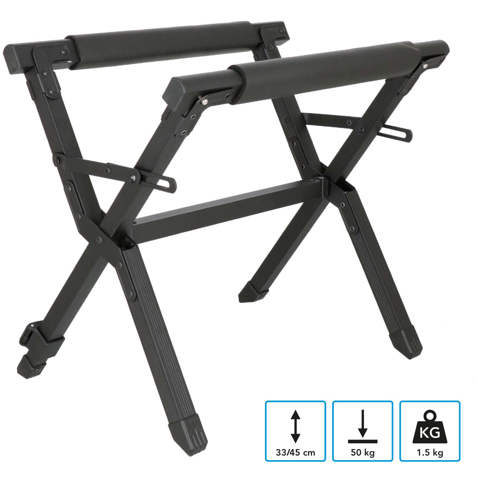 MESTIC Cool Box Stand MCCB-300 Freezer Stand Foldable Height Adjustable Aluminum