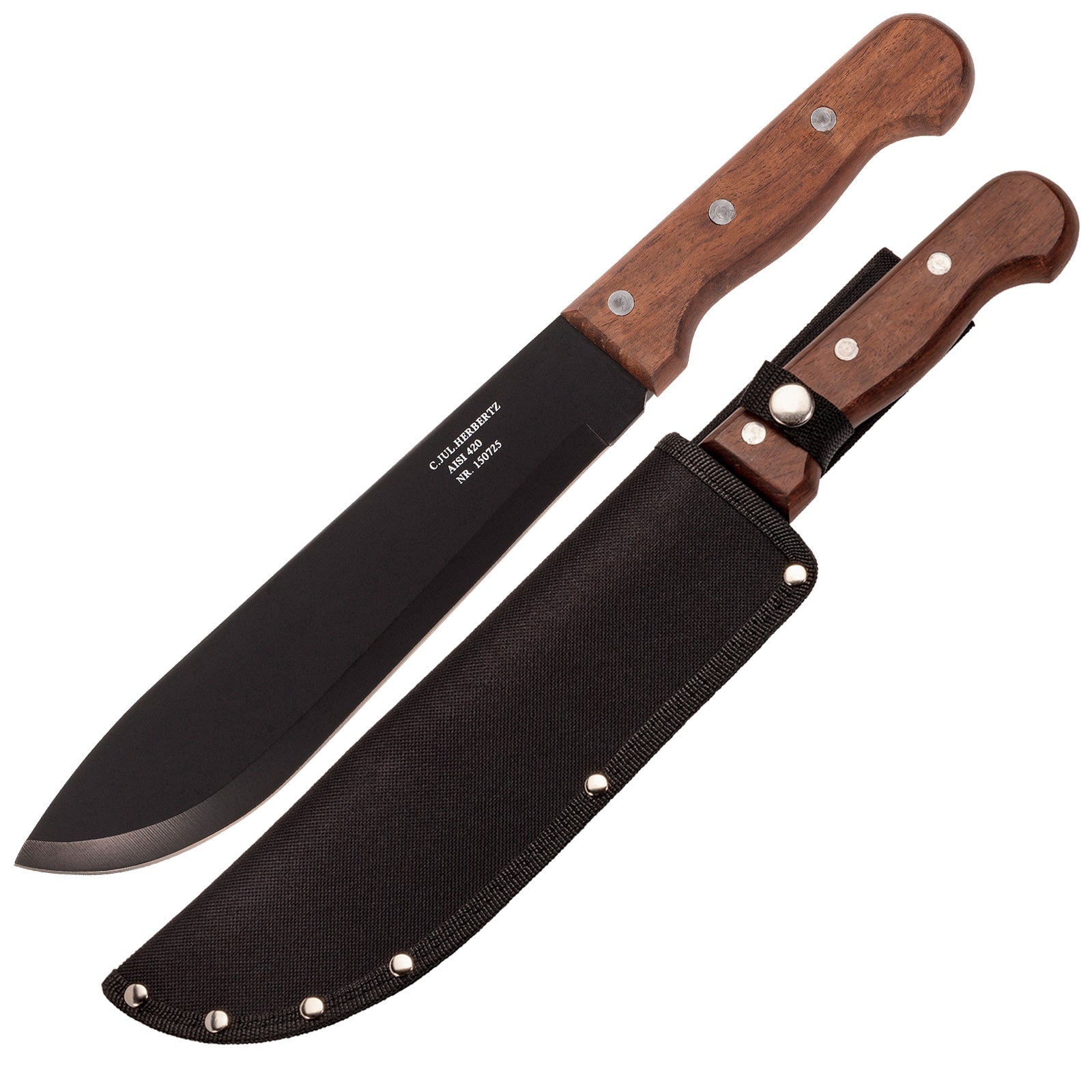 HERBERTZ Machete -Buschmesser -Camping Haumesser -Garten Arbeitsmachete -39,5 cm