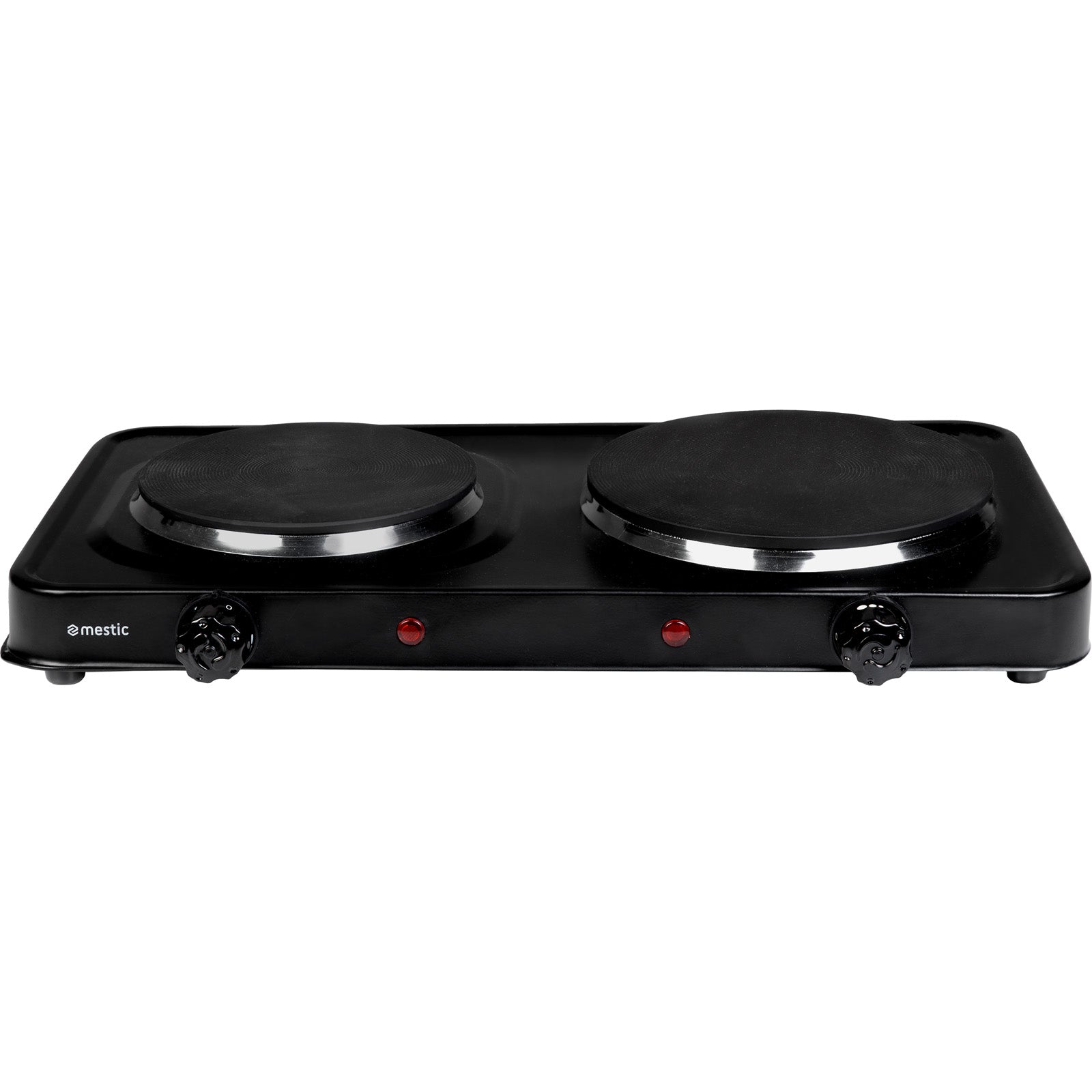 MESTIC dubbele kookplaat MKT200 kookplaat elektrisch fornuisplaat camping aluminium 2500 W