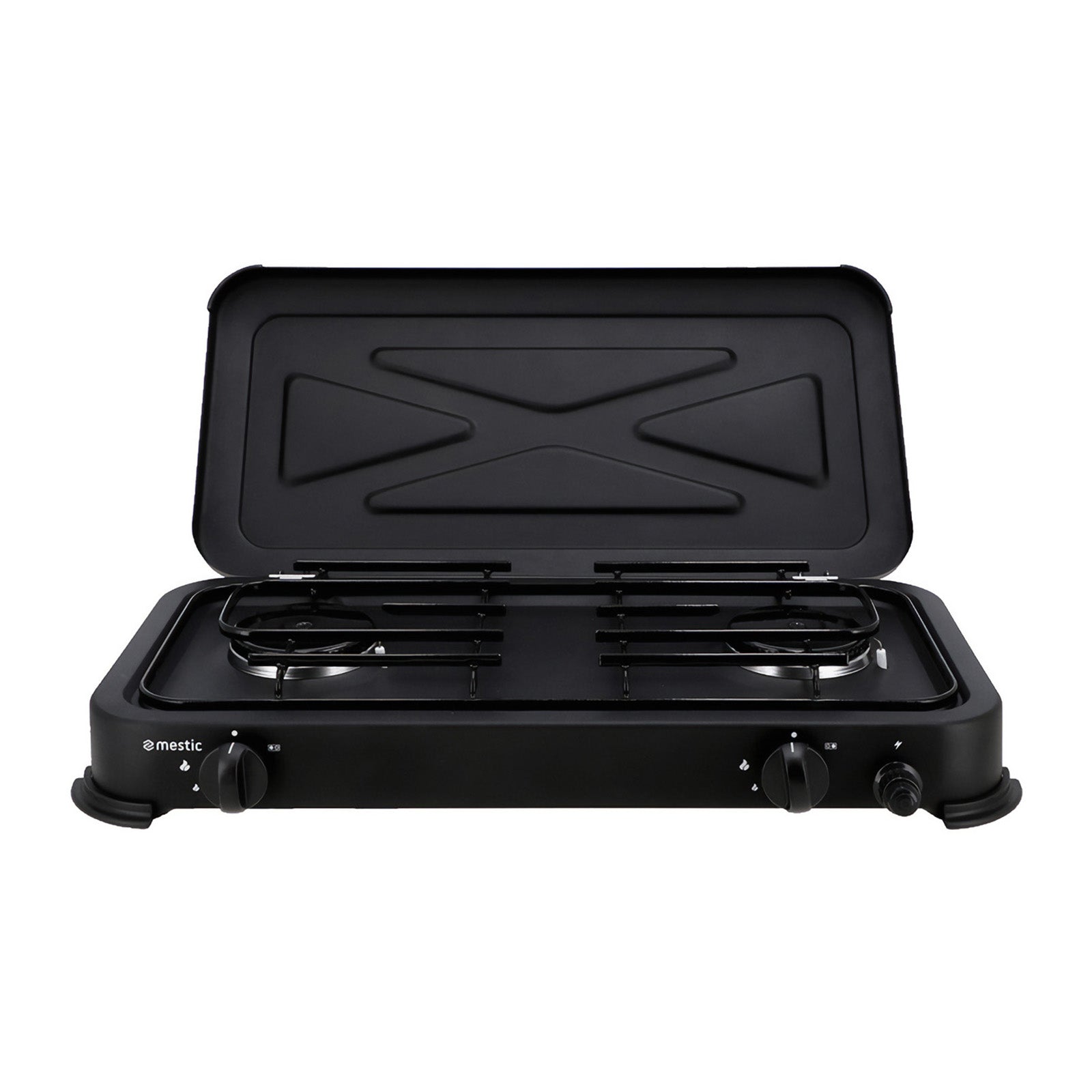 MESTIC Gaskocher MGC-200 Camping Kocher 2 Flammig Gas Outdoor 30mBar 2 x 2200 W