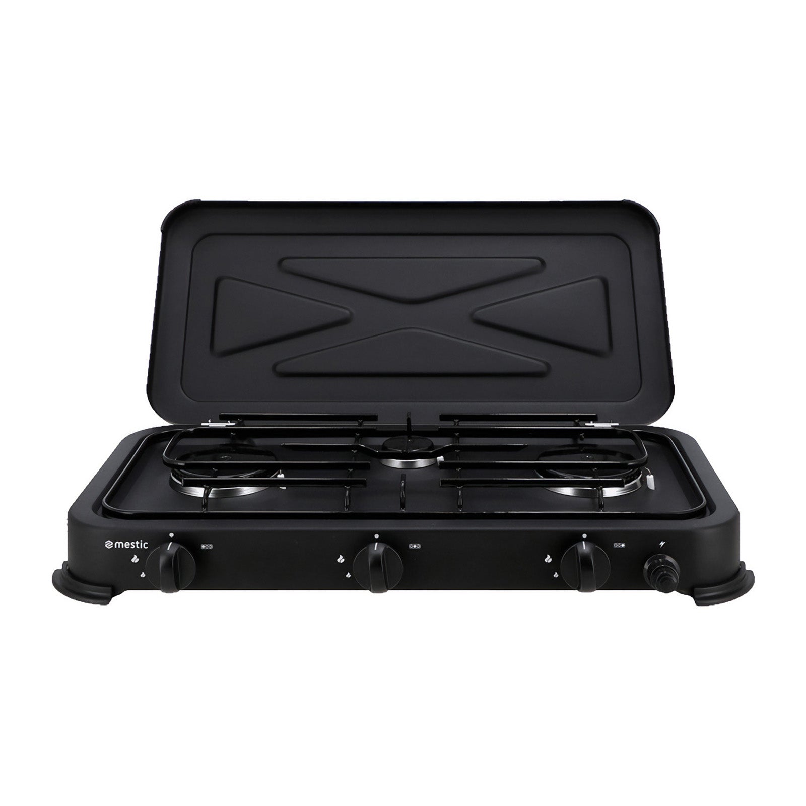 MESTIC Grillplatte MGC Camping Gas Kocher Aufsatz Glatt Kochfeld Grill Outdoor