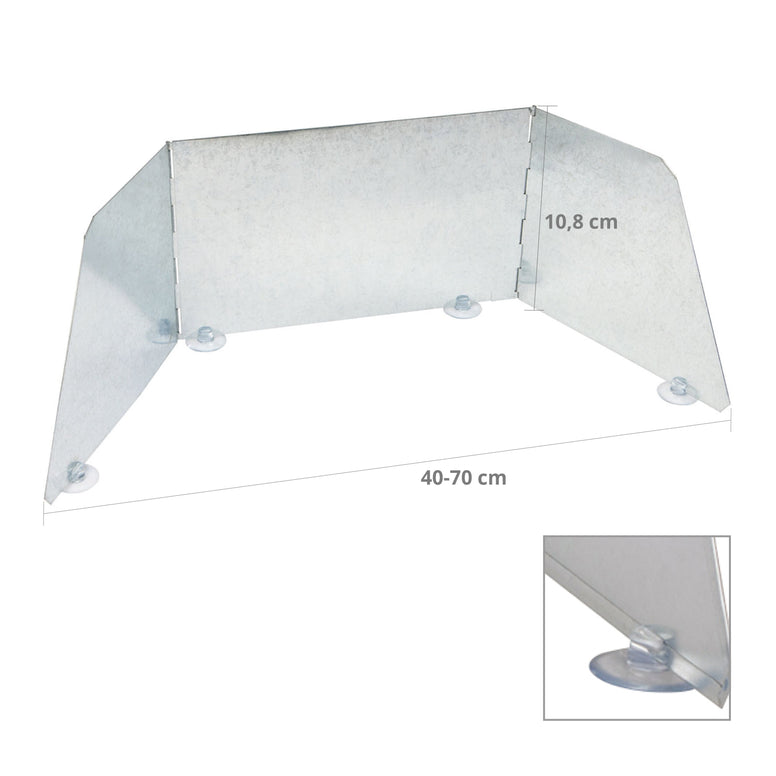 Pare-brise de réchaud à gaz BO-CAMP, réchaud de camping extérieur, pare-vent pliable