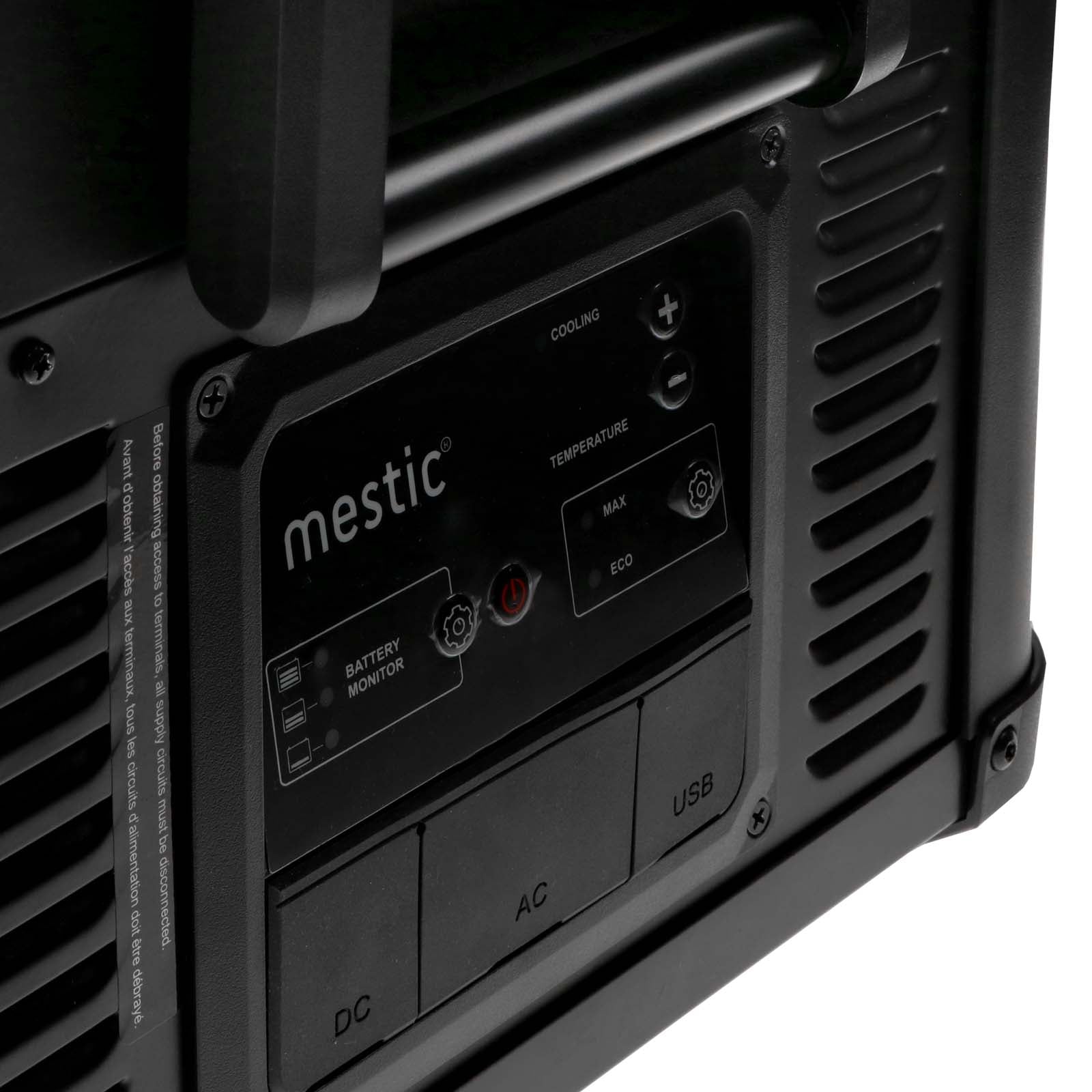 Glacière à compresseur MESTIC MCCP-45 L pour voiture et camping, 12/24 V CA/CC 100-240 V
