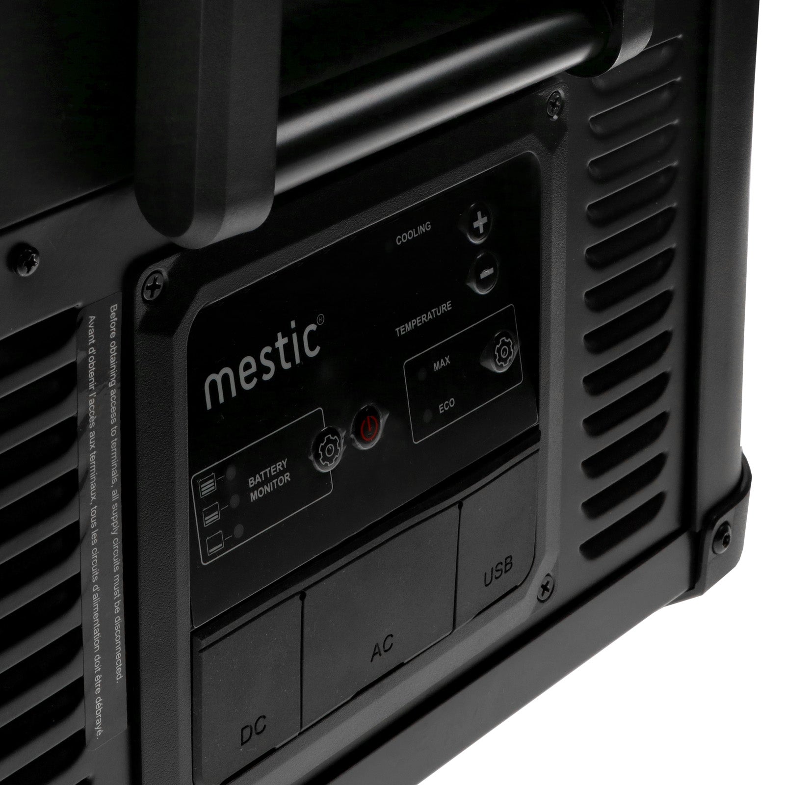 MESTIC Kompressor Kühlbox MCCP-60 L Auto Tiefkühl Camping 12/24V AC/DC 100-240V