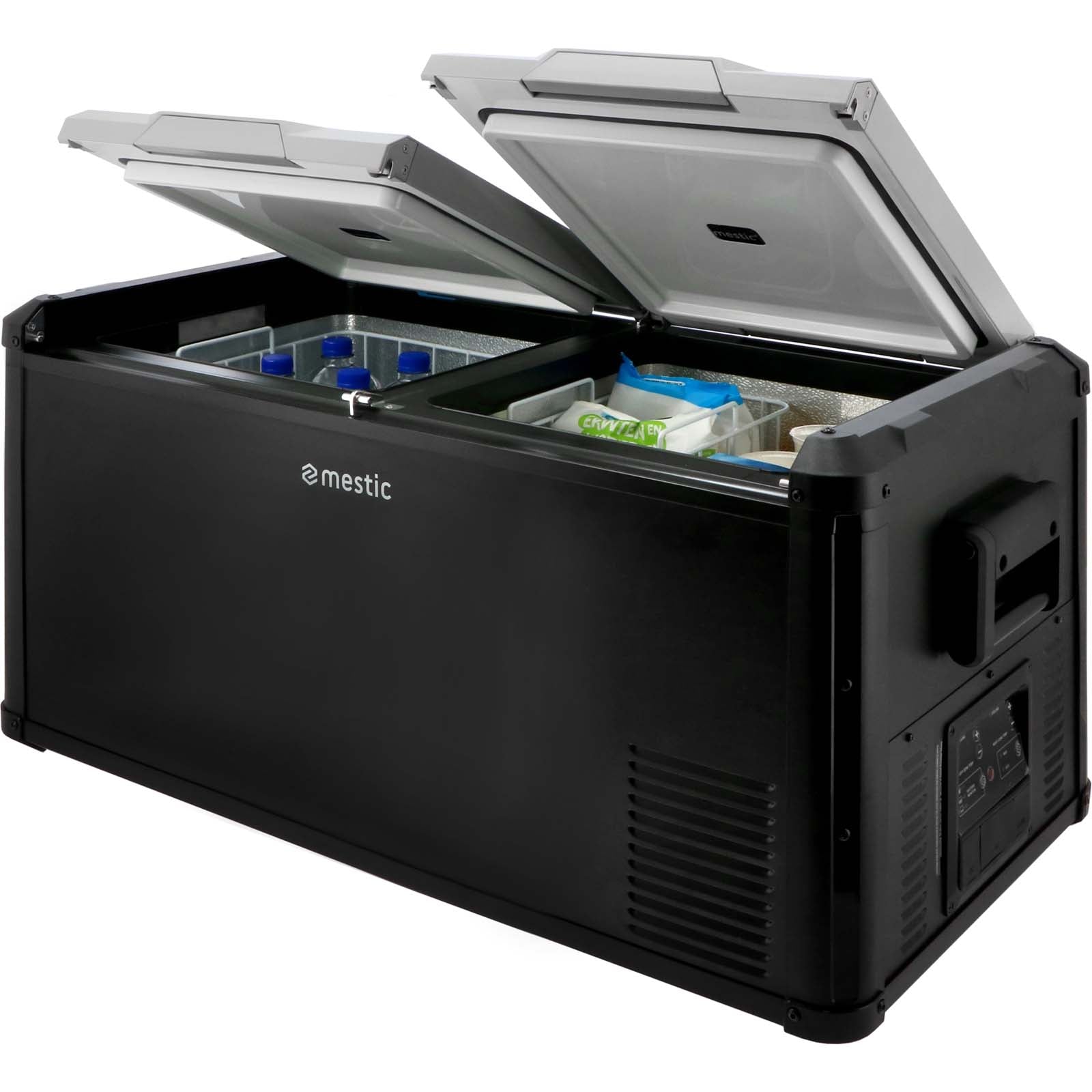 Glacière à compresseur MESTIC MCCP-75 L double zone pour camping-car 12/24 V AC/DC 100-240 V