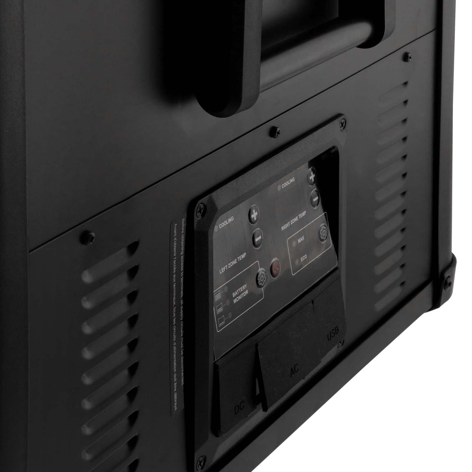 MESTIC Kompressor Kühlbox MCCP-75 L Dual Zone Auto Camping 12/24V AC/DC 100-240V