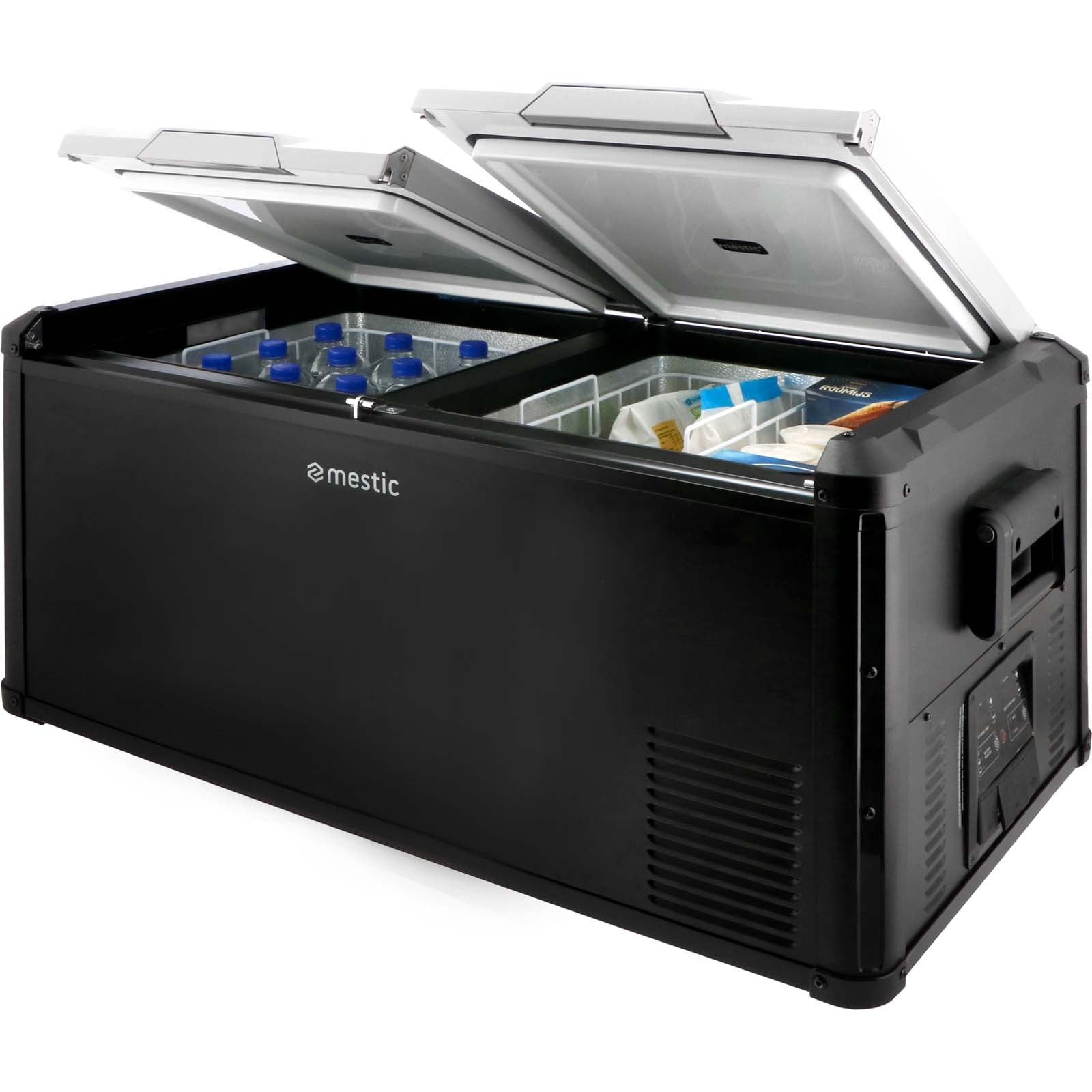 MESTIC Kompressor Kühlbox MCCP-90 L Dual Zone Auto Camping 12/24V AC/DC 100-240V
