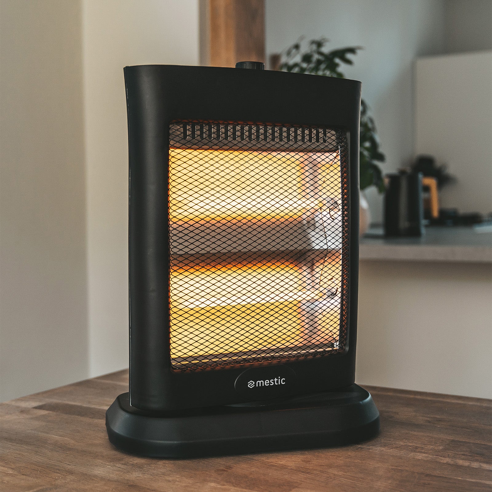Radiateur à quartz MESTIC MQK-250 - Radiateur électrique halogène de camping sur pied, 900 W