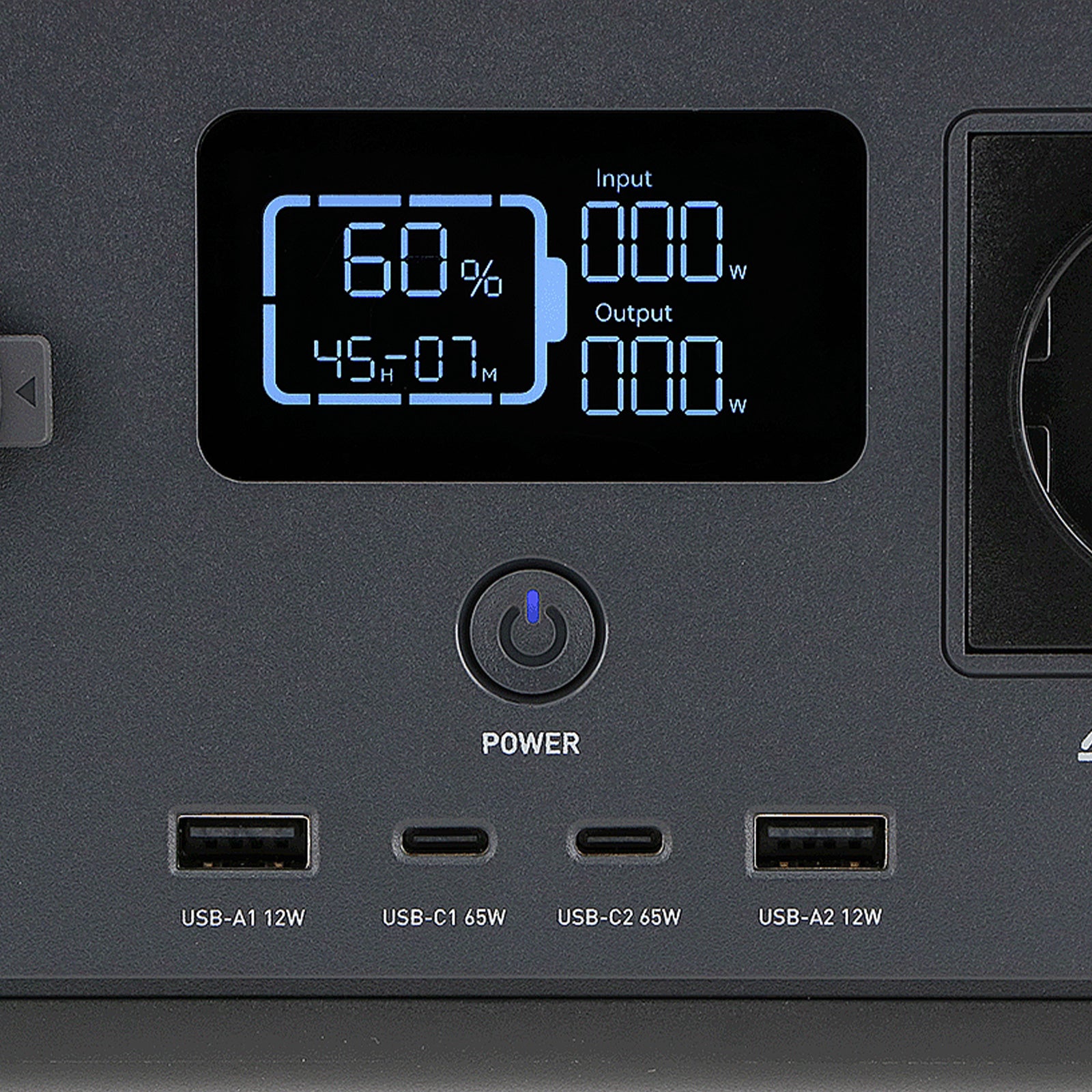 MESTIC Portable Power Station MPS-300 Camping Solar Generator LiFePO4 300W 204Wh