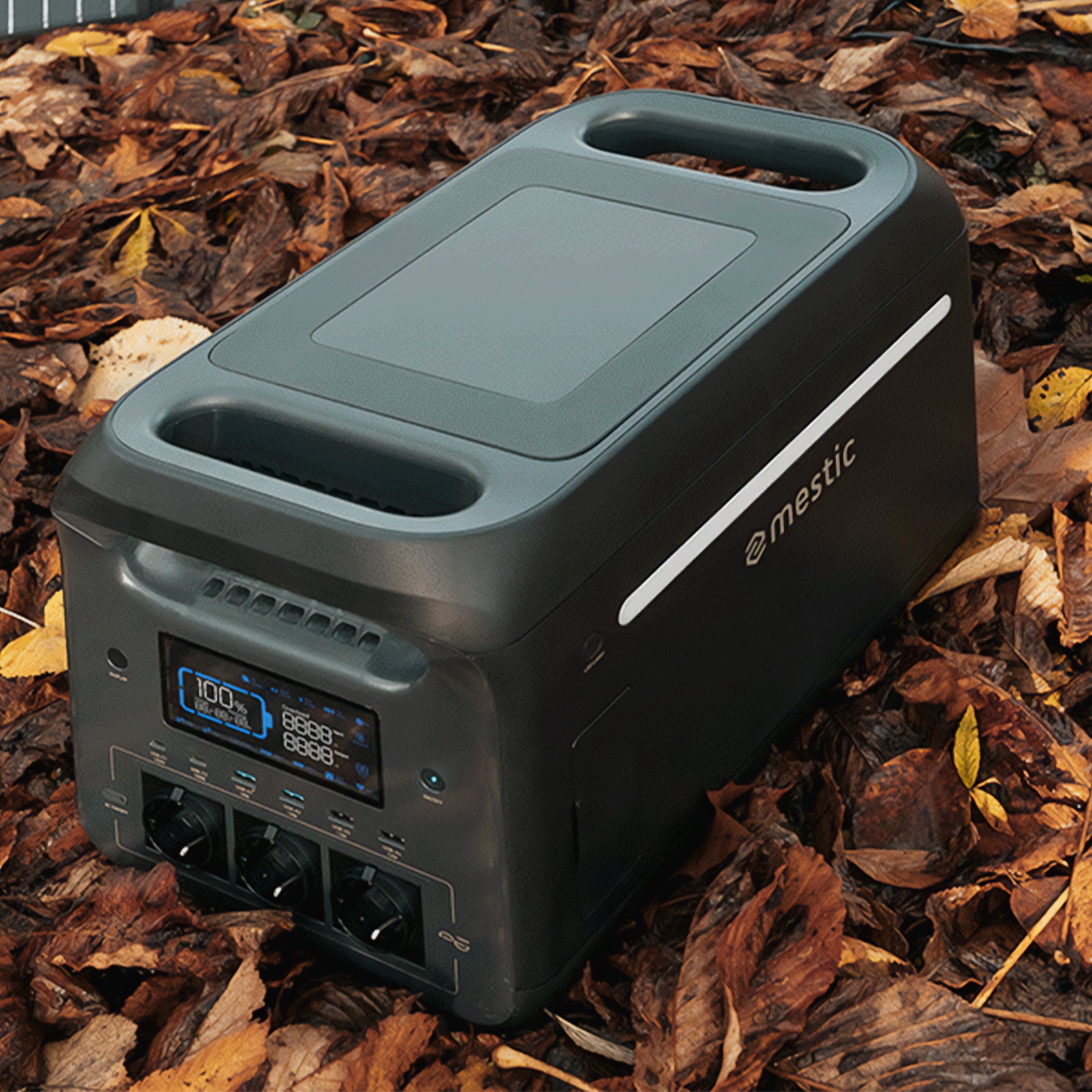 MESTIC Tragbare Powerstation MPS-1800 Camping Solar Generator PO4 1800W 1226Wh