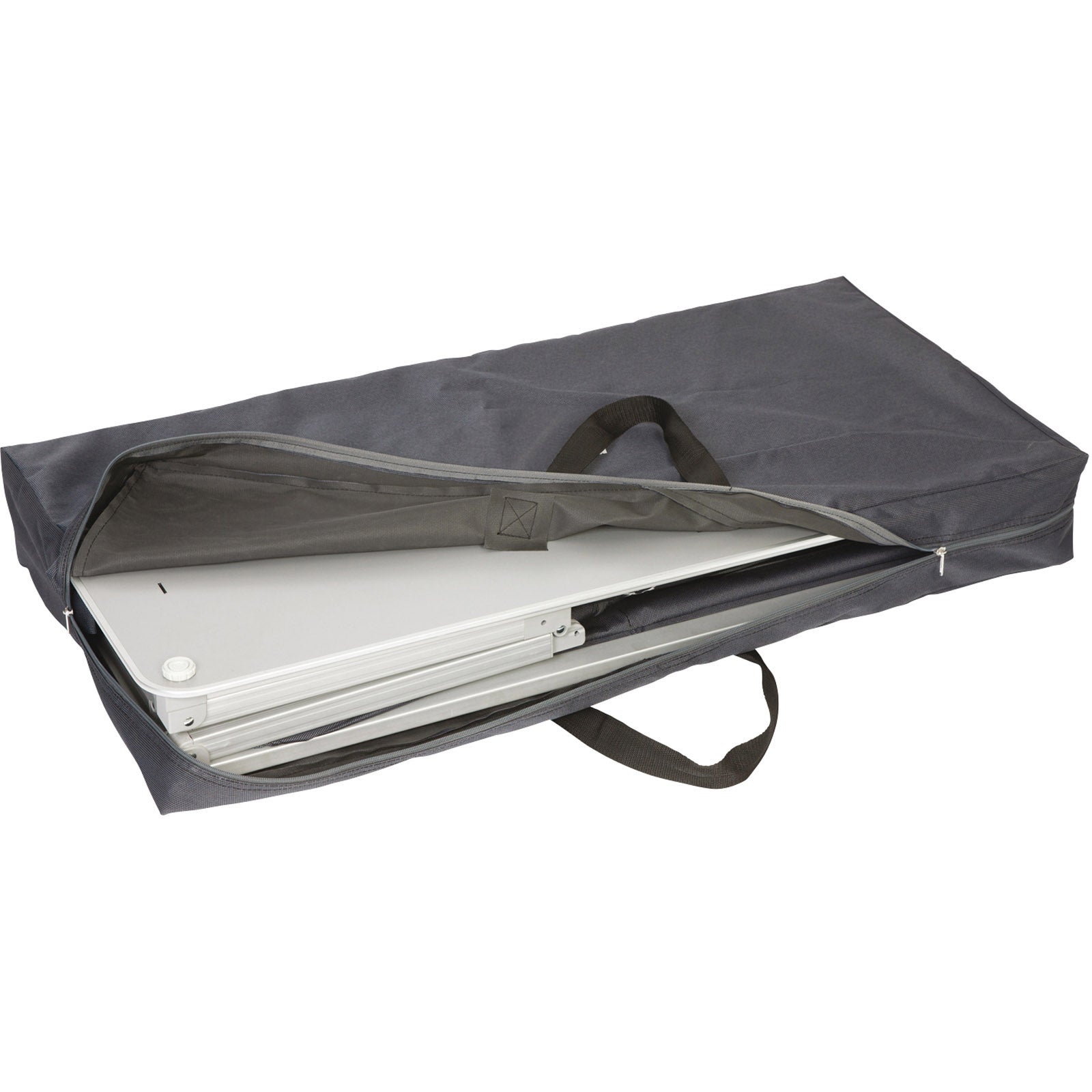 BO-CAMP Quick Up Camping Voyage Cuisine Boîte de Cuisine Tente Armoire Pliante Coupe-Vent Aluminium