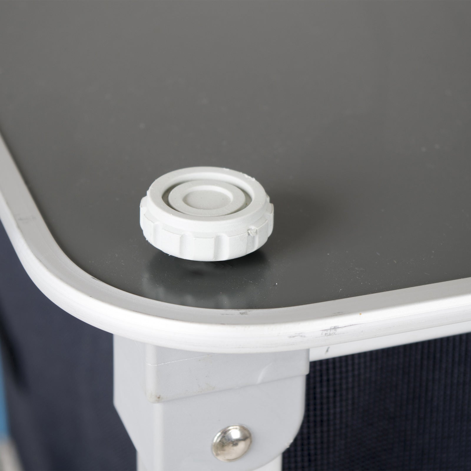 BO-CAMP Quick Up kampeerkeuken, keukenbox, vouwbare kast, windscherm, aluminium