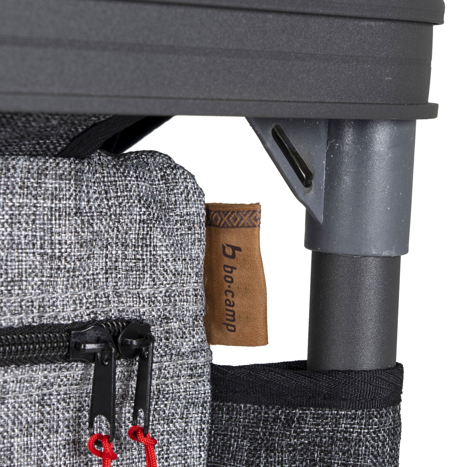 BO-CAMP Camping Kitchen XL Folding Cupboard Fabric Chest of Drawers Caravan Table Large Foldable