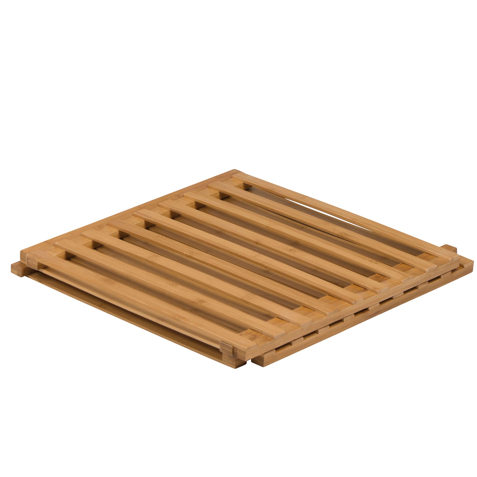 BO-CAMP Camping Shelf Fitzroy - Folding Cabinet Folding Shelf Furniture Bamboo Wood Foldable