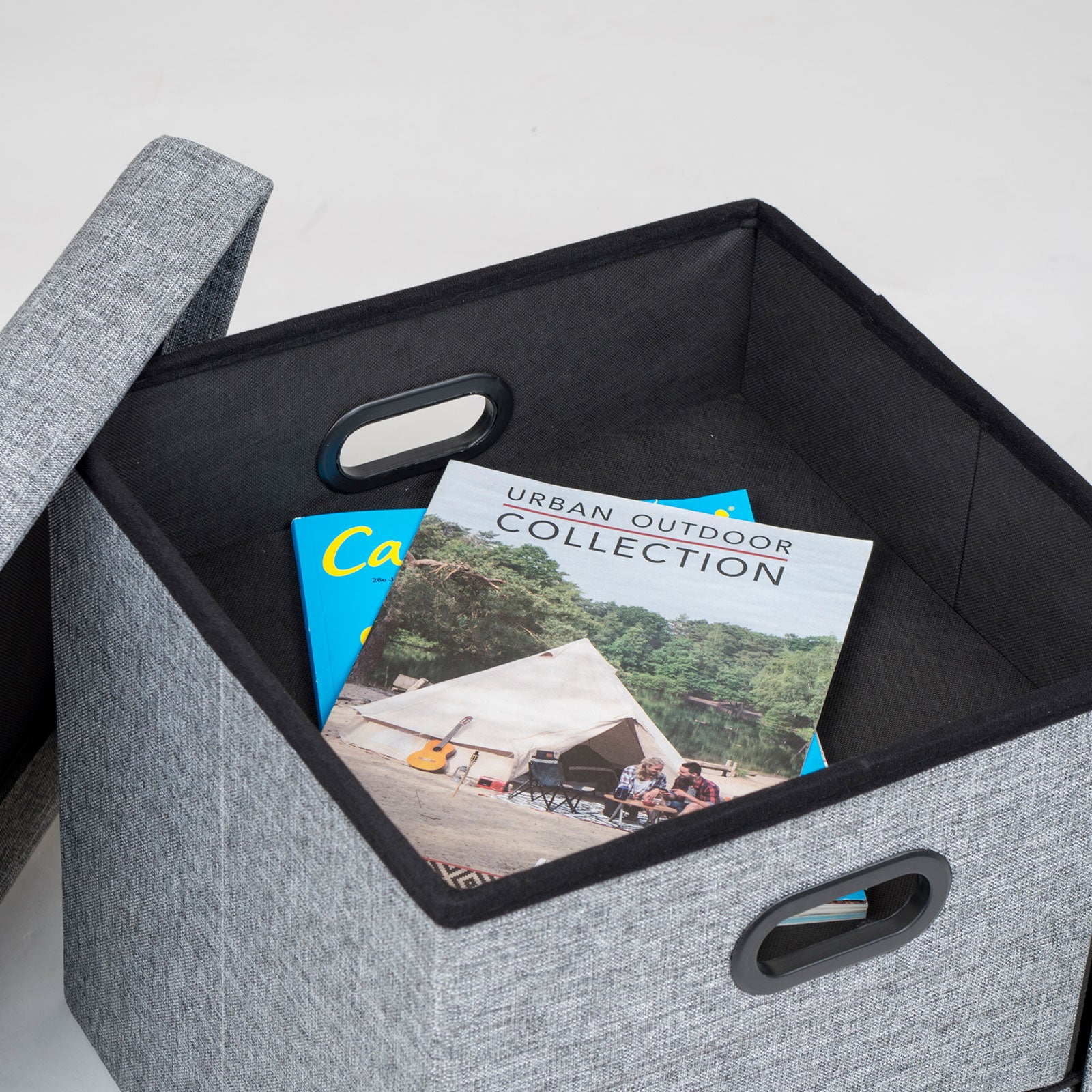 BO-CAMP Ottomane Sitzhocker Sitzbank Sitzwürfel Camping Schrank Truhe faltbar