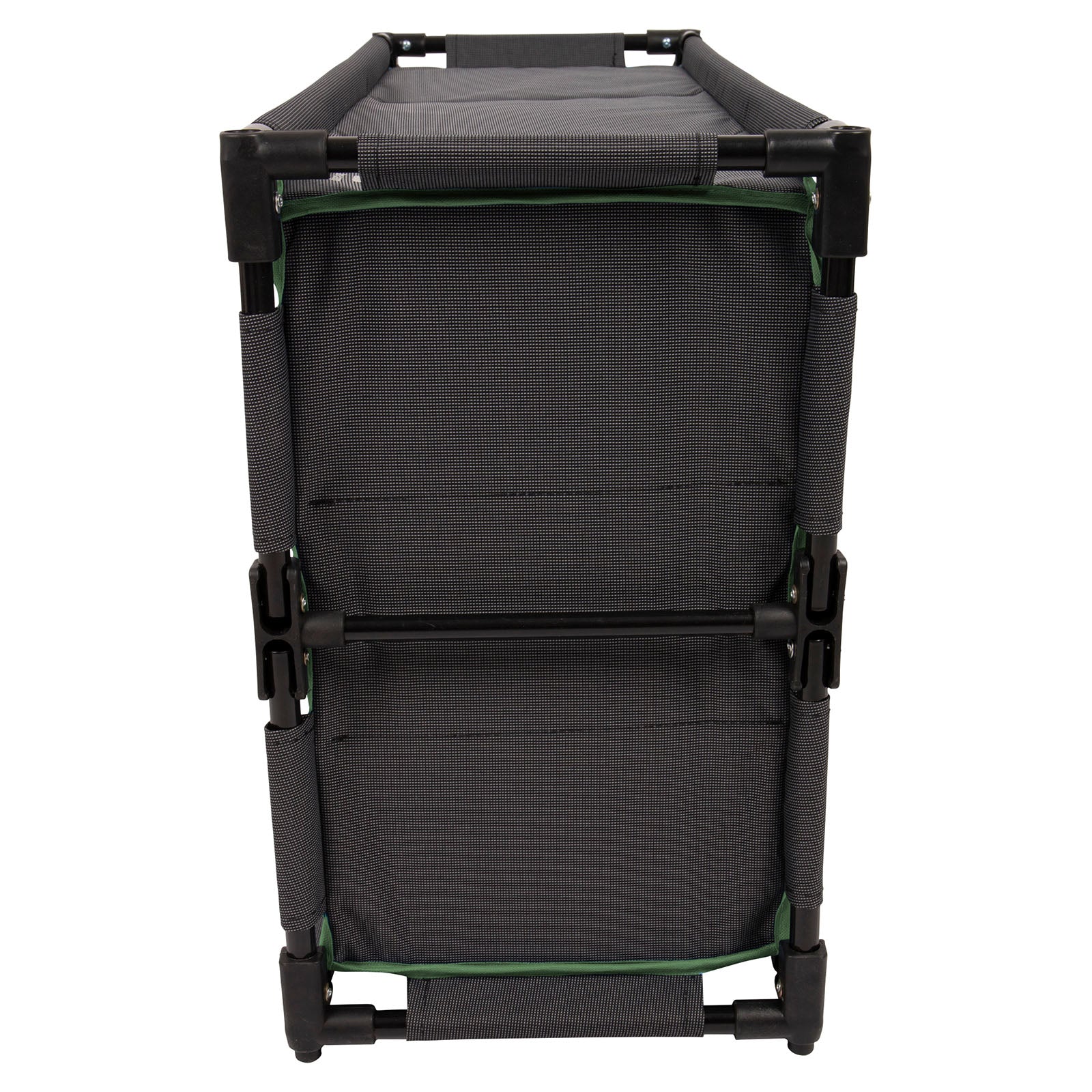 BO-CAMP Faltschrank Camping Schrank Regal Zelt Organizer Garderobe 9Fächer Stahl