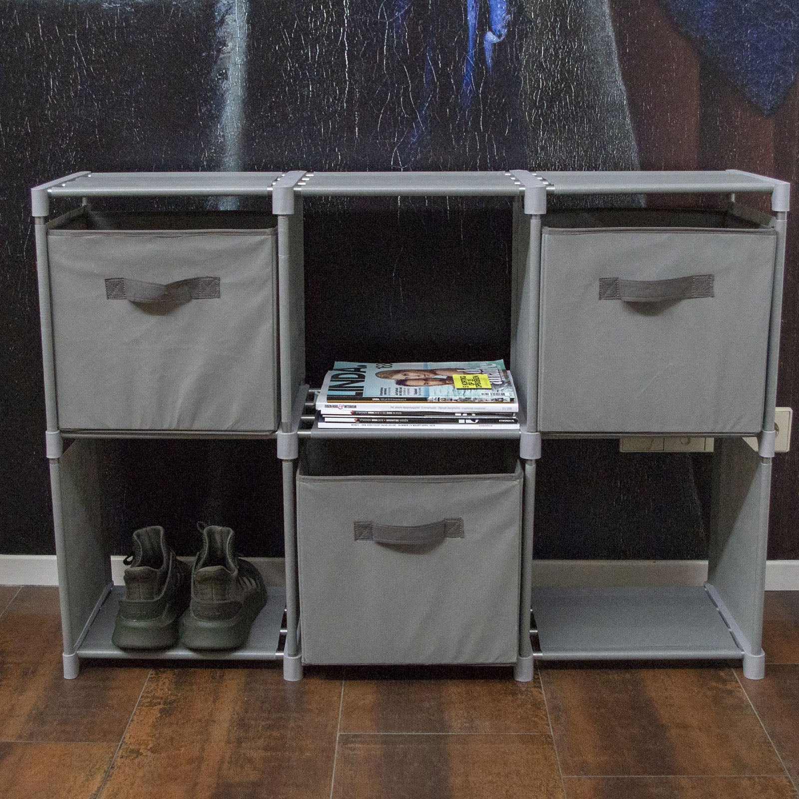 Armoire pliante BO-CAMP XL armoire de camping armoire en tissu tiroirs pliables