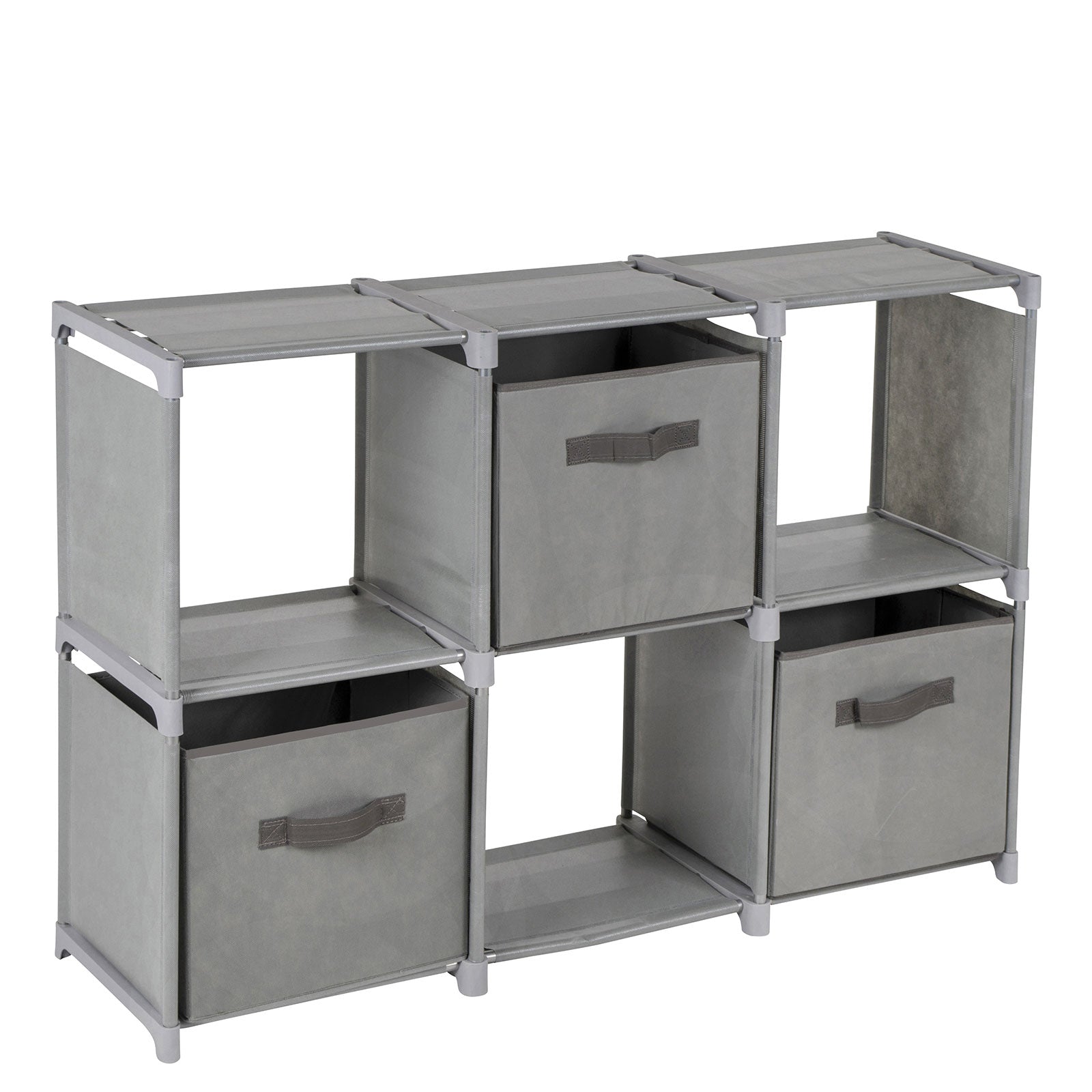 BO-CAMP Faltschrank XL Campingschrank Stoff Schrank Schubladen Garderobe Faltbar