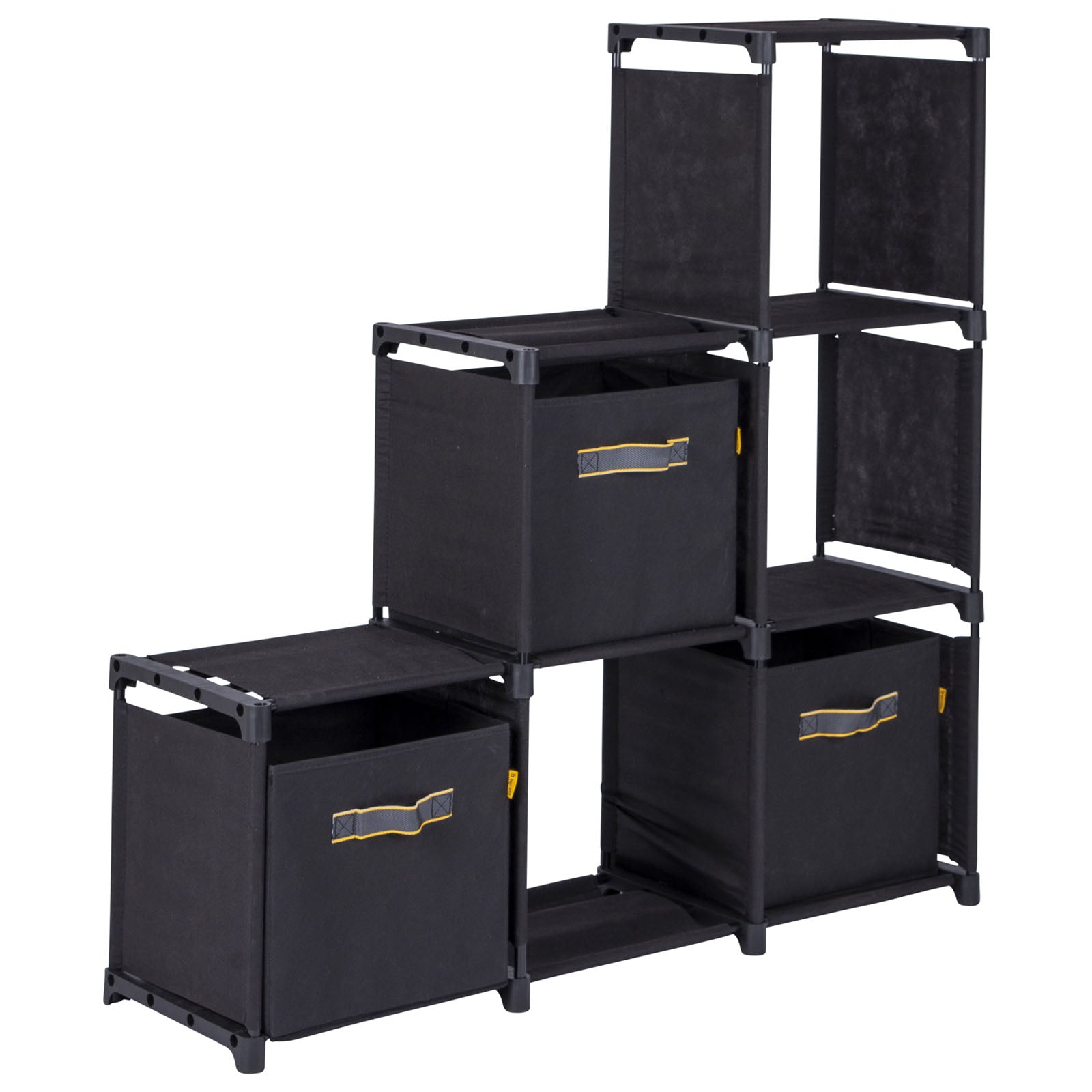 BO-CAMP Faltschrank Troutman Campingschrank Stoff Schrank Schubladen Garderobe