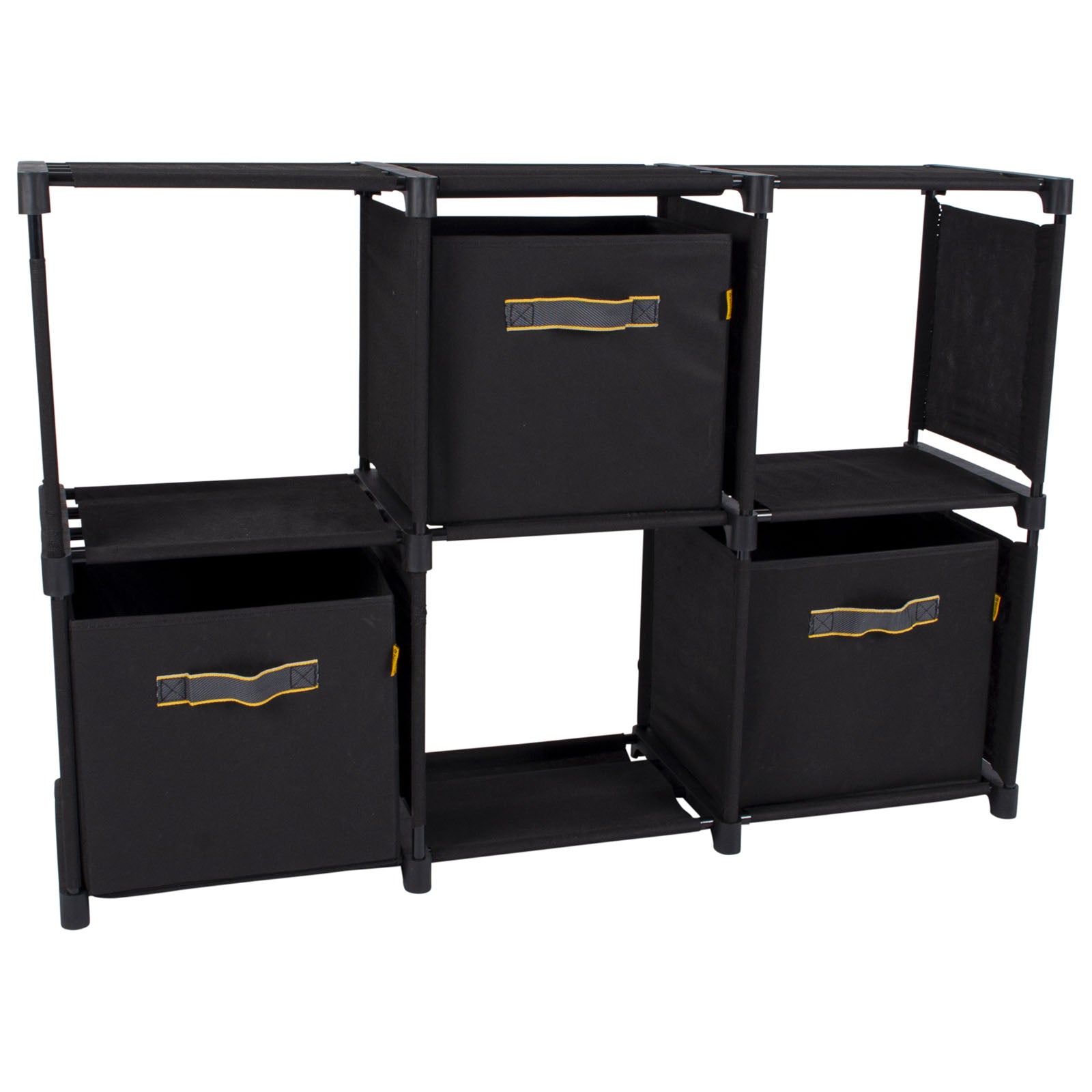 BO-CAMP Faltschrank Troutman Campingschrank Stoff Schrank Schubladen Garderobe