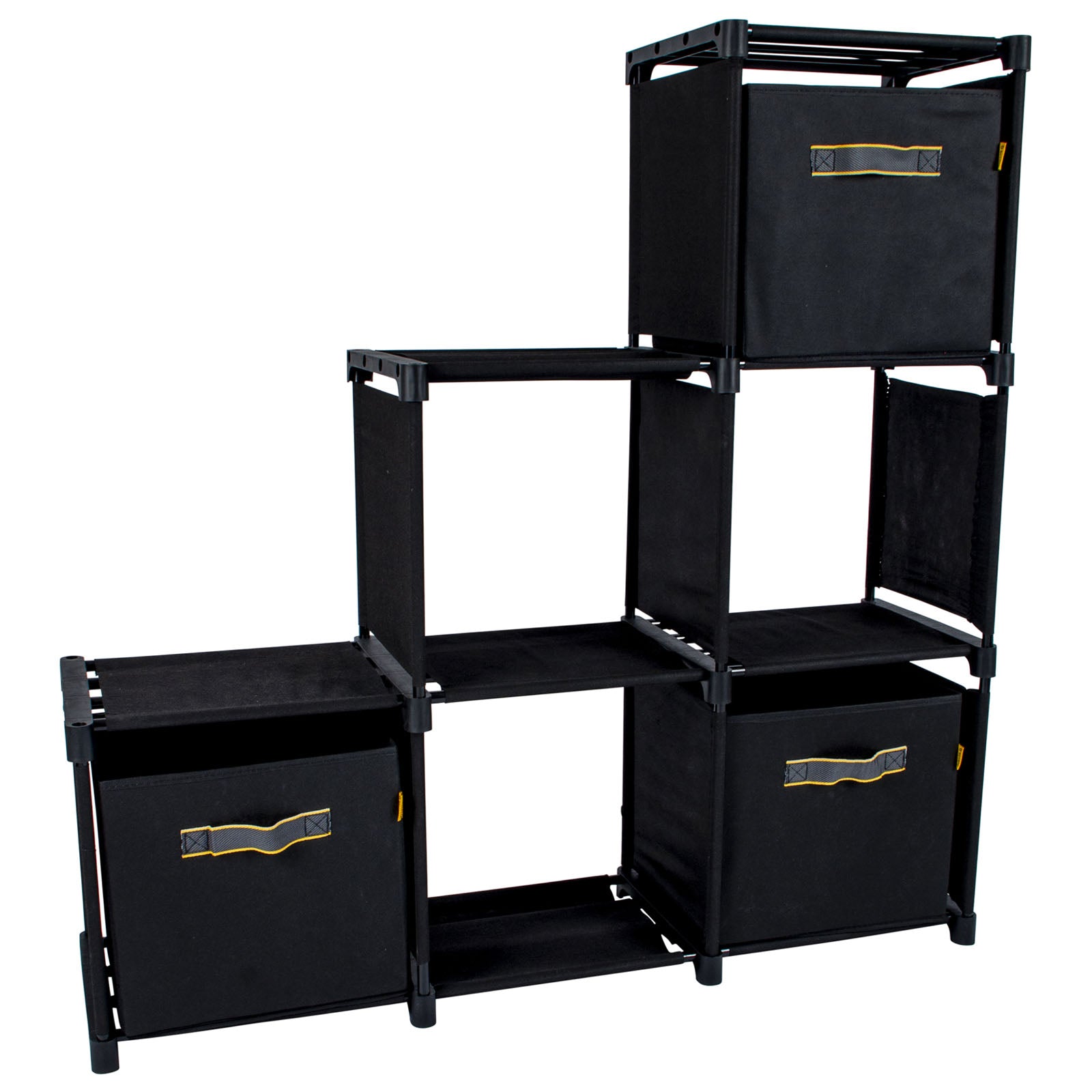 BO-CAMP Faltschrank Troutman Campingschrank Stoff Schrank Schubladen Garderobe