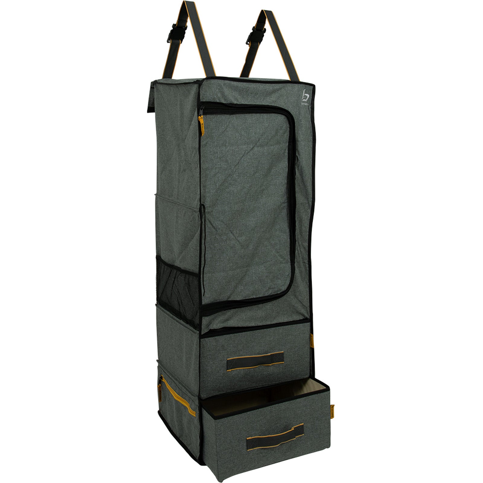 BO-CAMP Hanging Shelf Organizer Westlawn 4-Compartment Tent Door Shelf Camping Storage