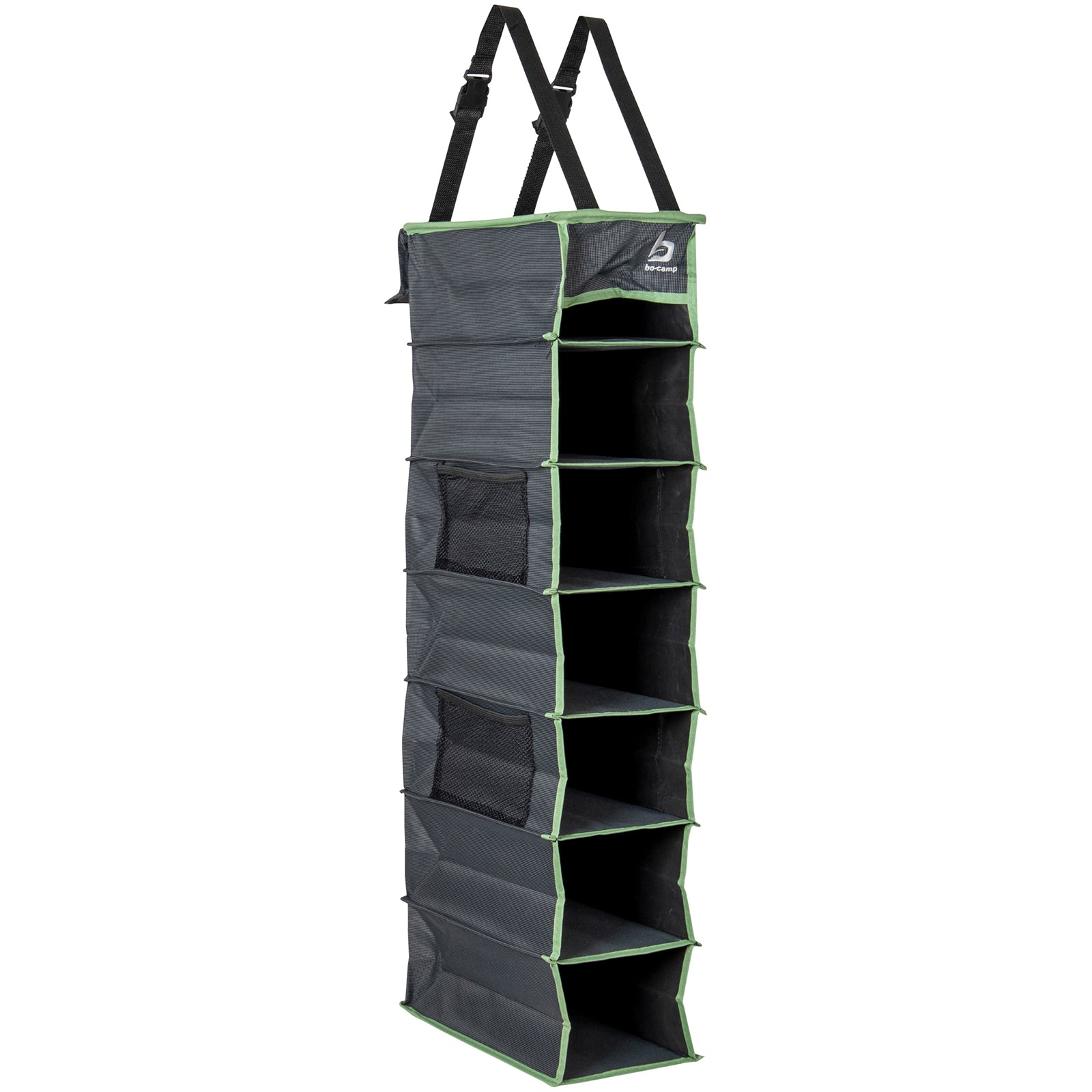 BO-CAMP Organizer 7 compartments camping hanging organizer closet organizer hanging shelf
