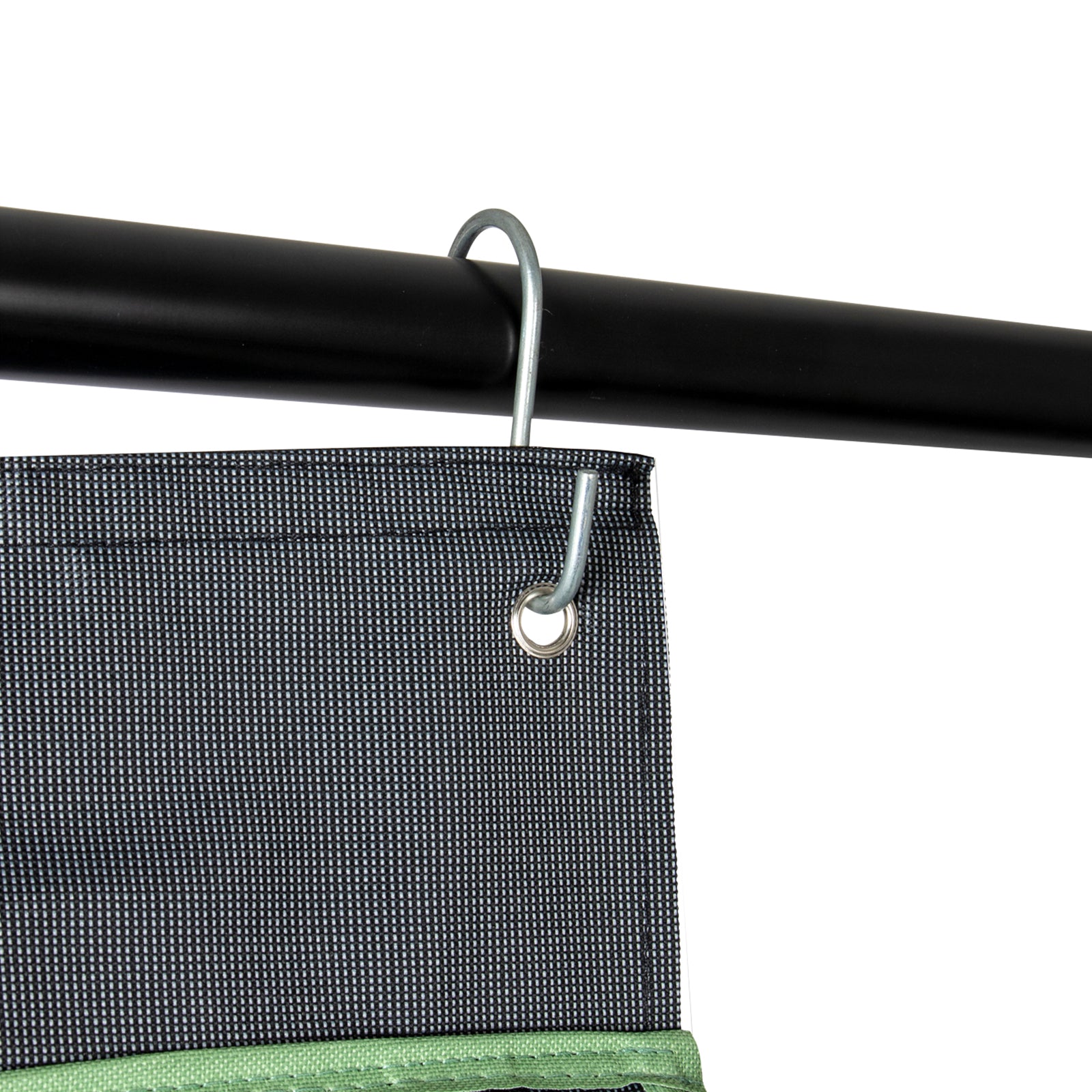 BO-CAMP Hanging Shelf 6 Compartment Organizer In Front of Tent Door Shelf Camping Hanging Storage