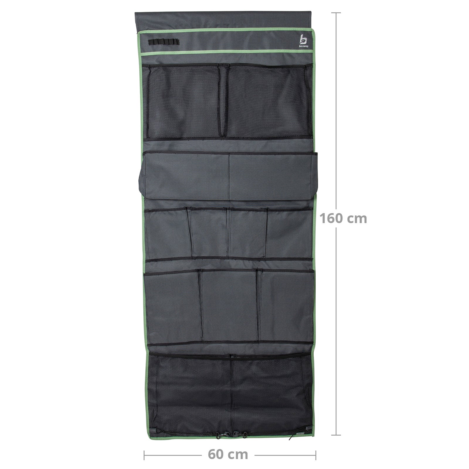 BO-CAMP Hängeregal 16 Fächer Organizer XL Zelt Regal Camping Hänge Aufbewahrung