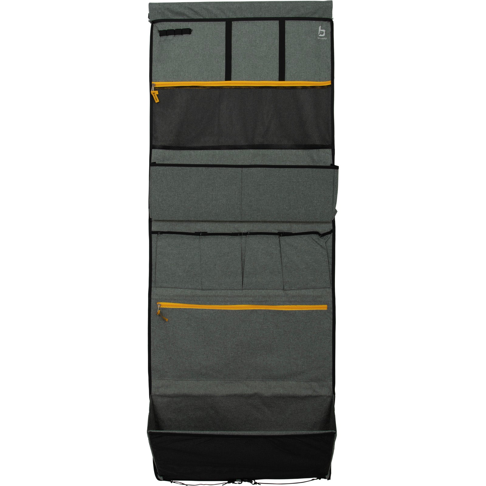 BO-CAMP Hanging Shelf Organizer Overton 9-Compartment Tent Door Shelf Camping Storage