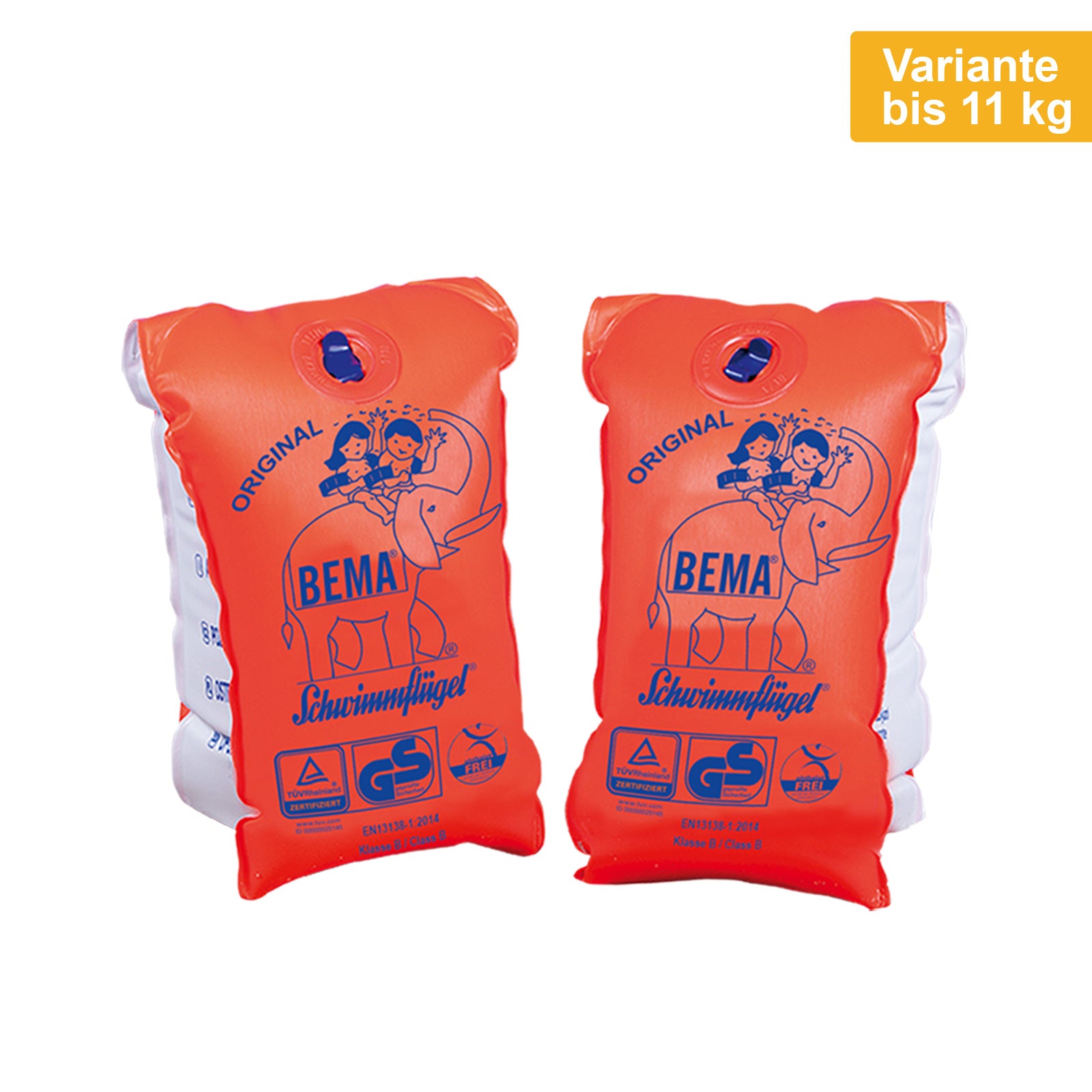 BEMA® Children's Swimming Wings - Double Chamber Swimming Sleeves Toddler Baby Learning Aid