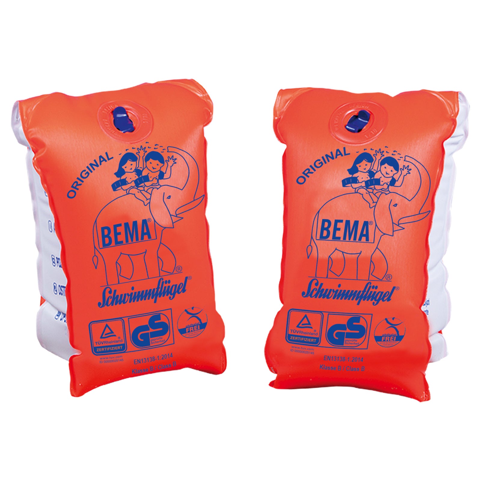 BEMA® Children's Swimming Wings - Double Chamber Swimming Sleeves Toddler Baby Learning Aid