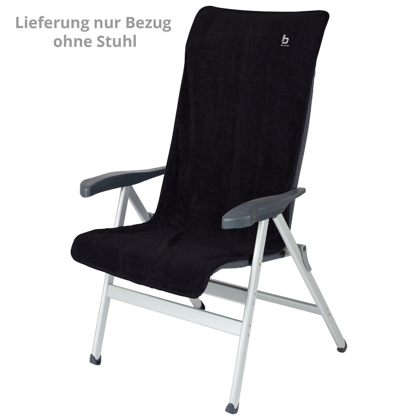 BO-CAMP Frottee Sitz Auflage Hochlehner Kissen Bezug Garten Camping Klapp Stuhl